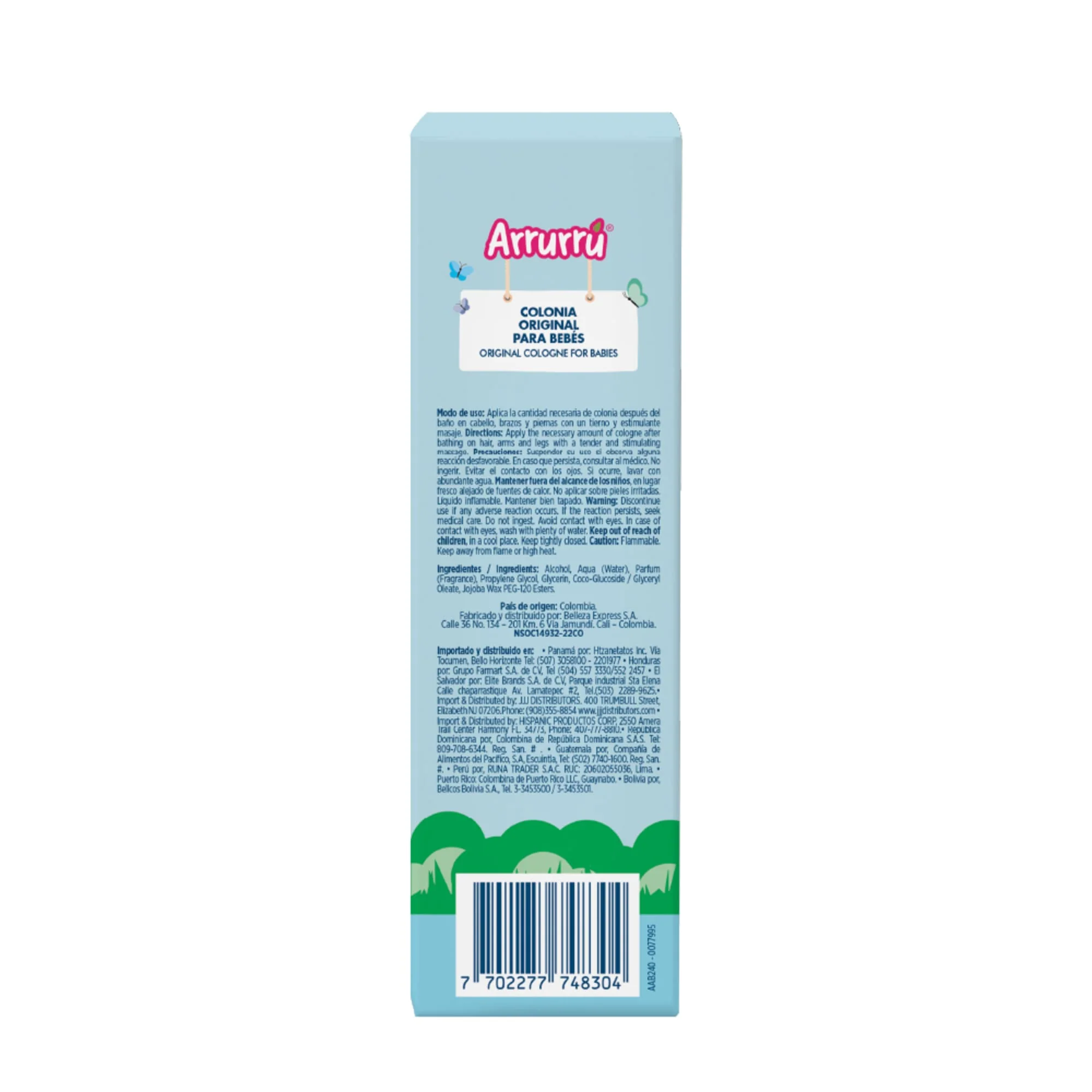 Colonia Infantil Arrurru Original Azul X 120Ml - Image 4