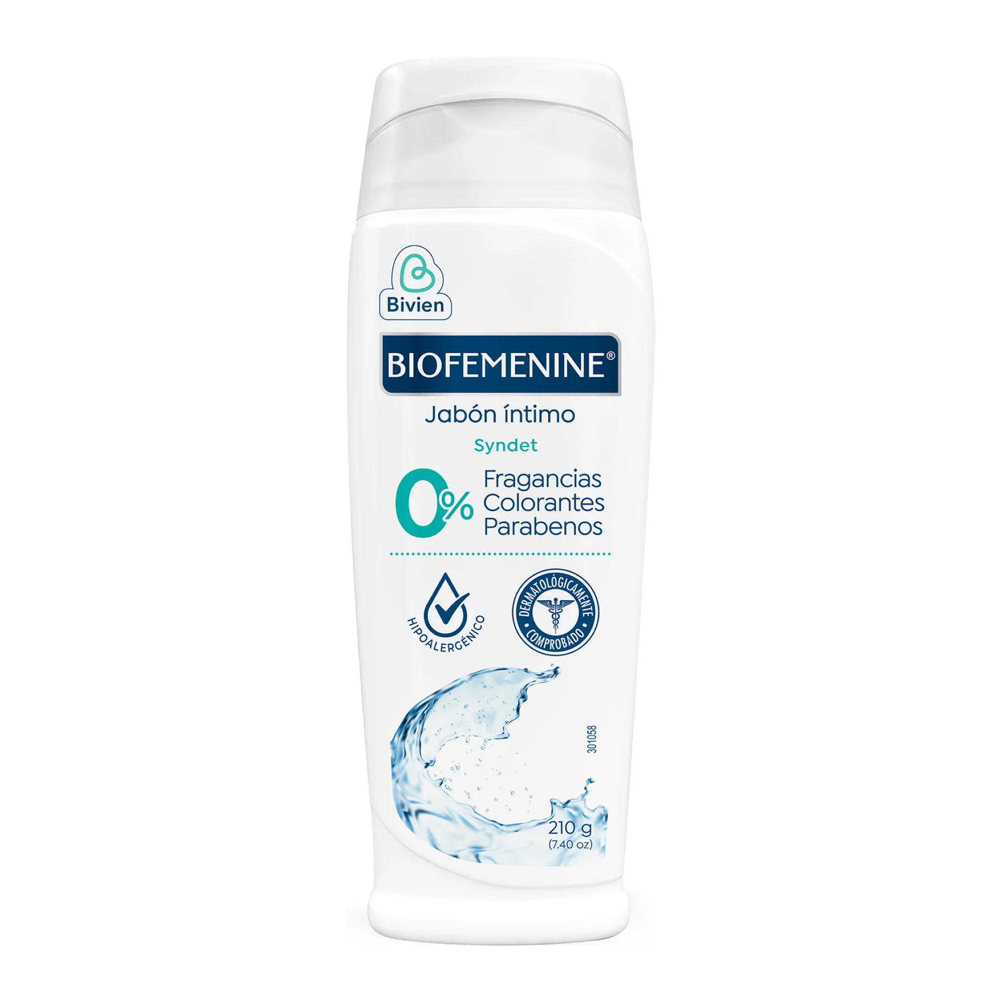Jabón Íntimo Biofemenine Hipoalergénico X 210G - Image 2