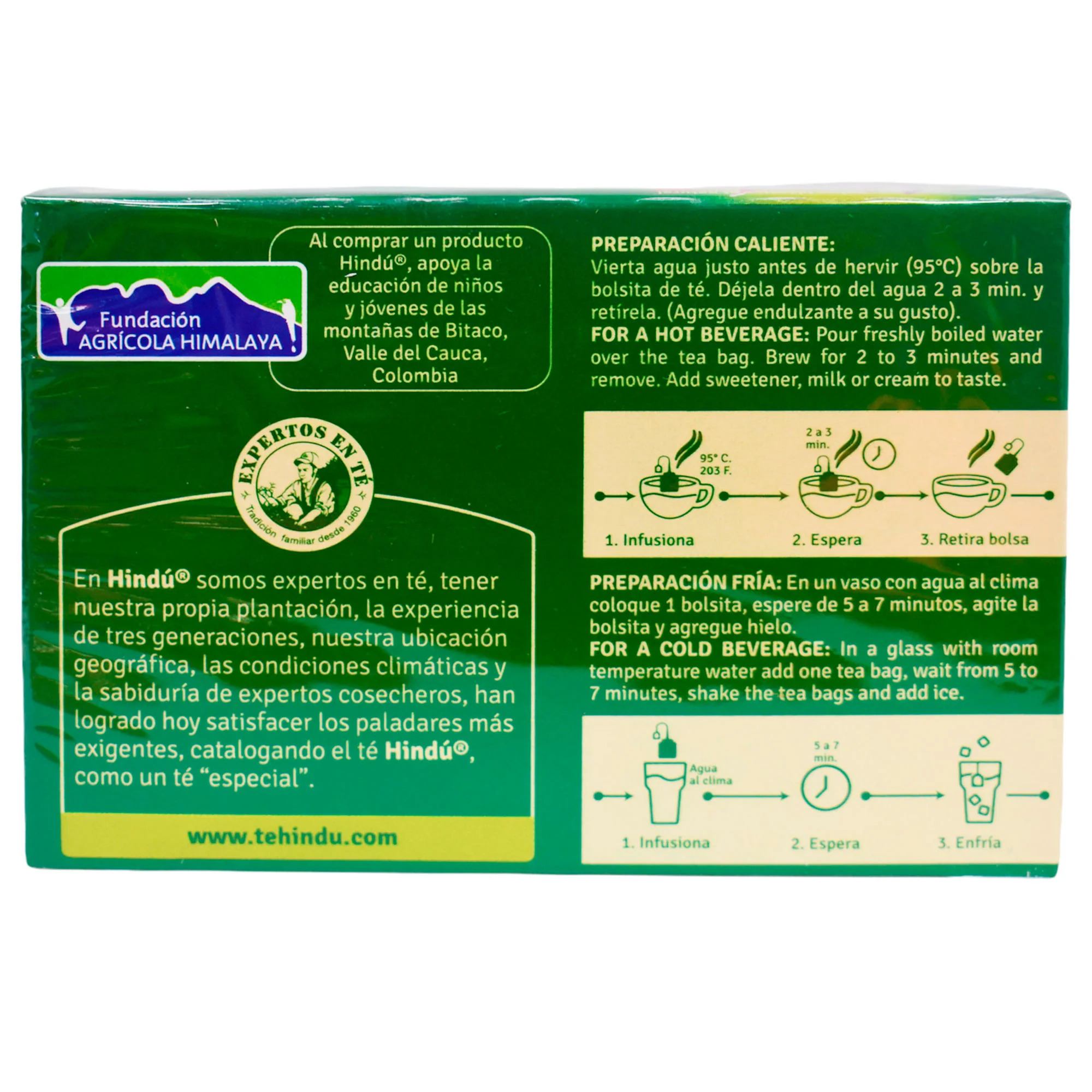 Té Hindú Verde Flor De Jamaica X 20 Unidades - Image 4