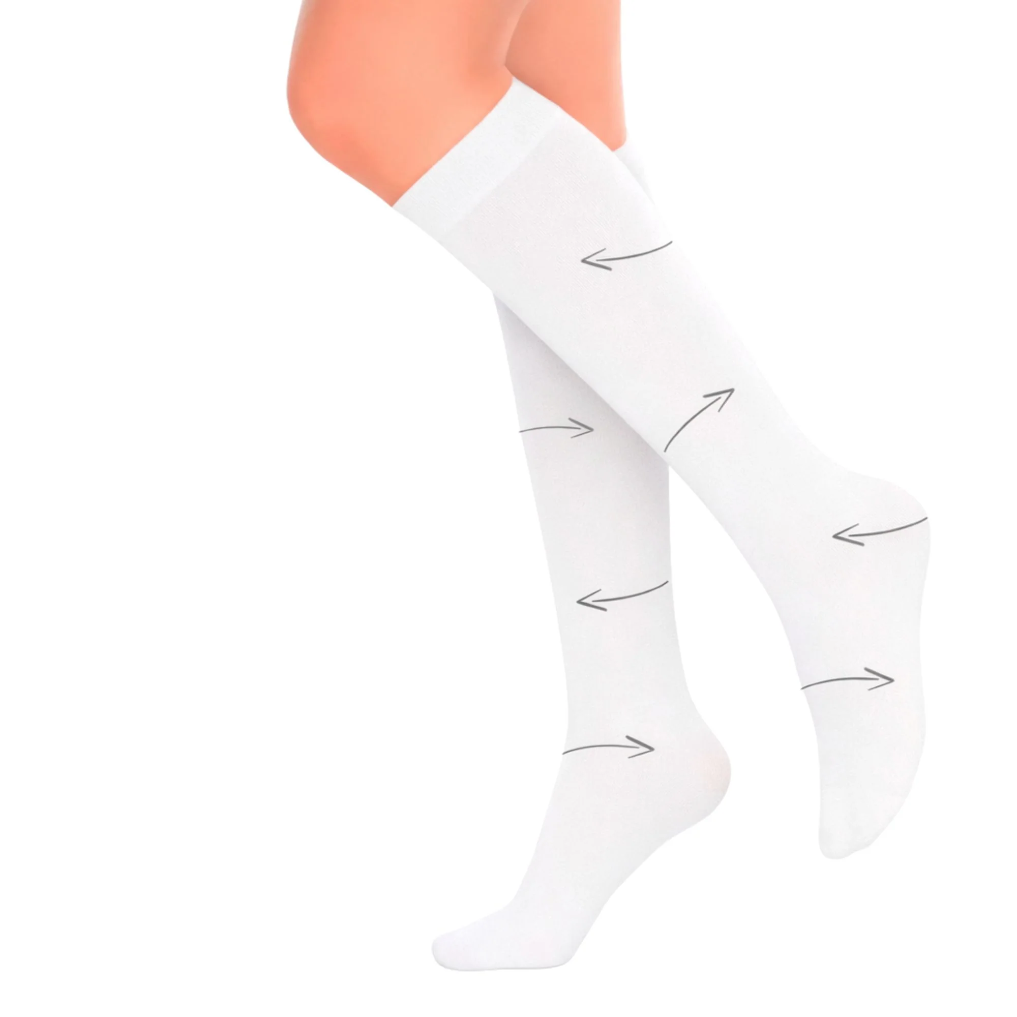 Medias Samsara Compression Maximo Support Blanco - Image 3