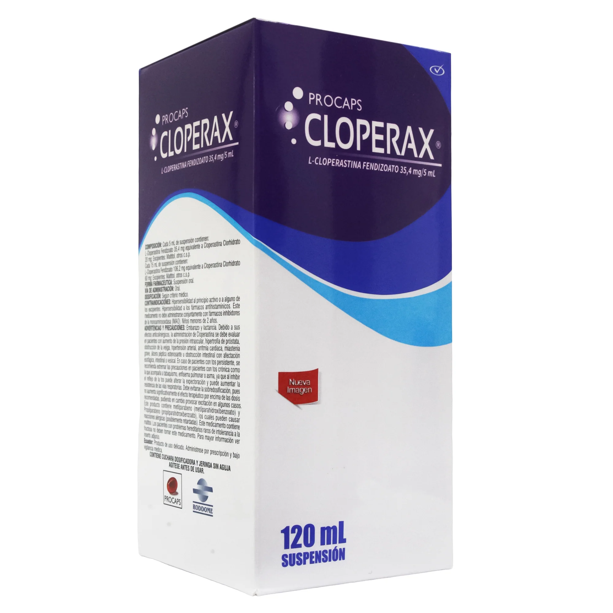 Cloperax 20Mg 5Ml Suspension X 120Ml Cloperastina - Image 2