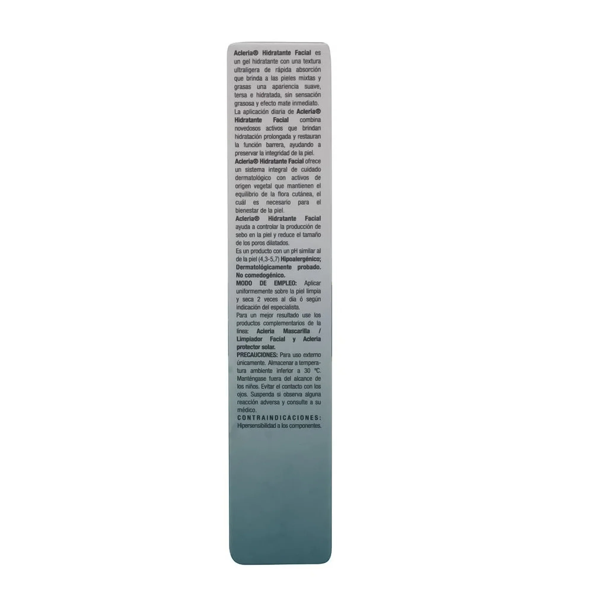 Acleria Hidratante Facial Gel Efecto Mate X 50G - Image 6