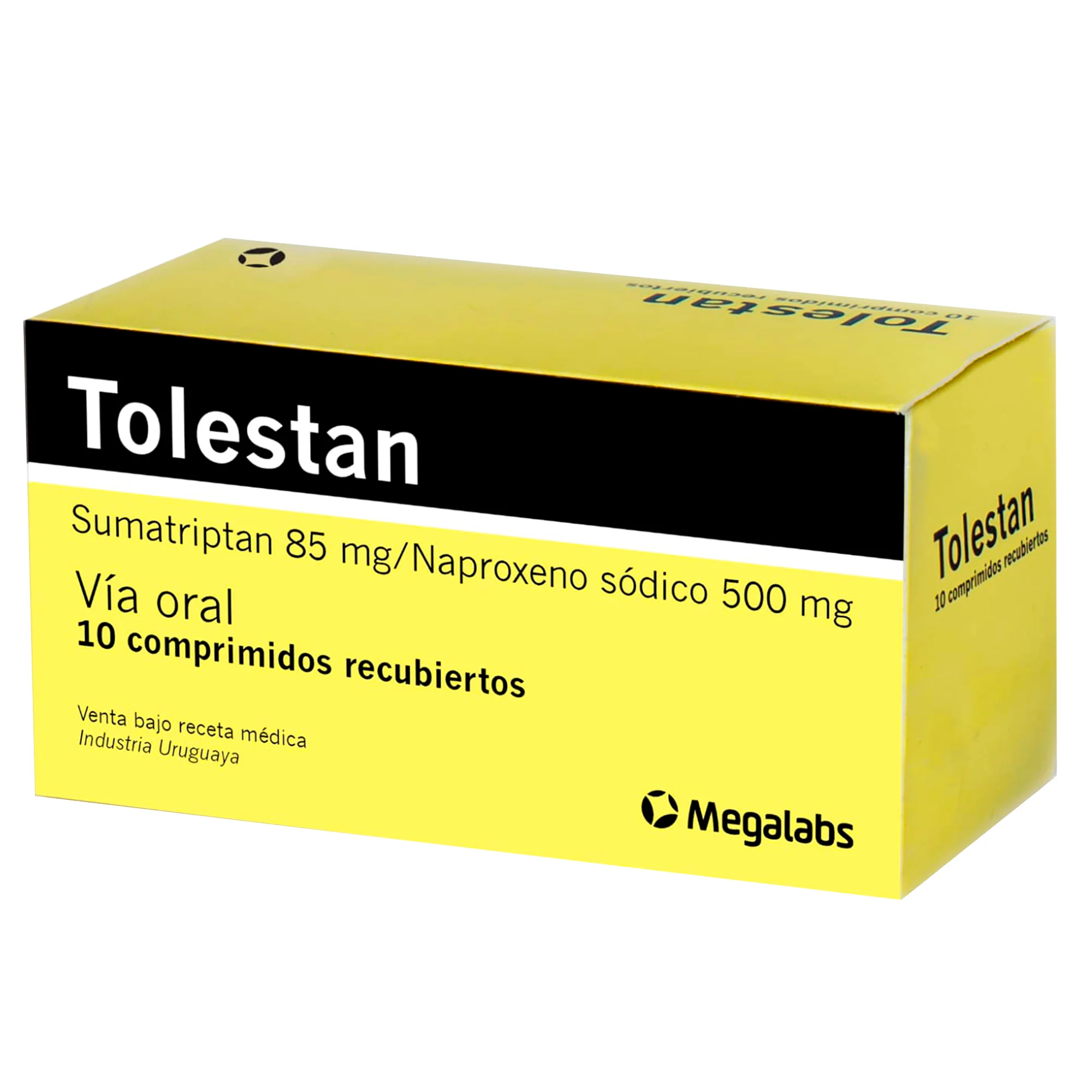 Tolestan Sumatriptan 85Mg Y Naproxeno 500Mg X Tableta
