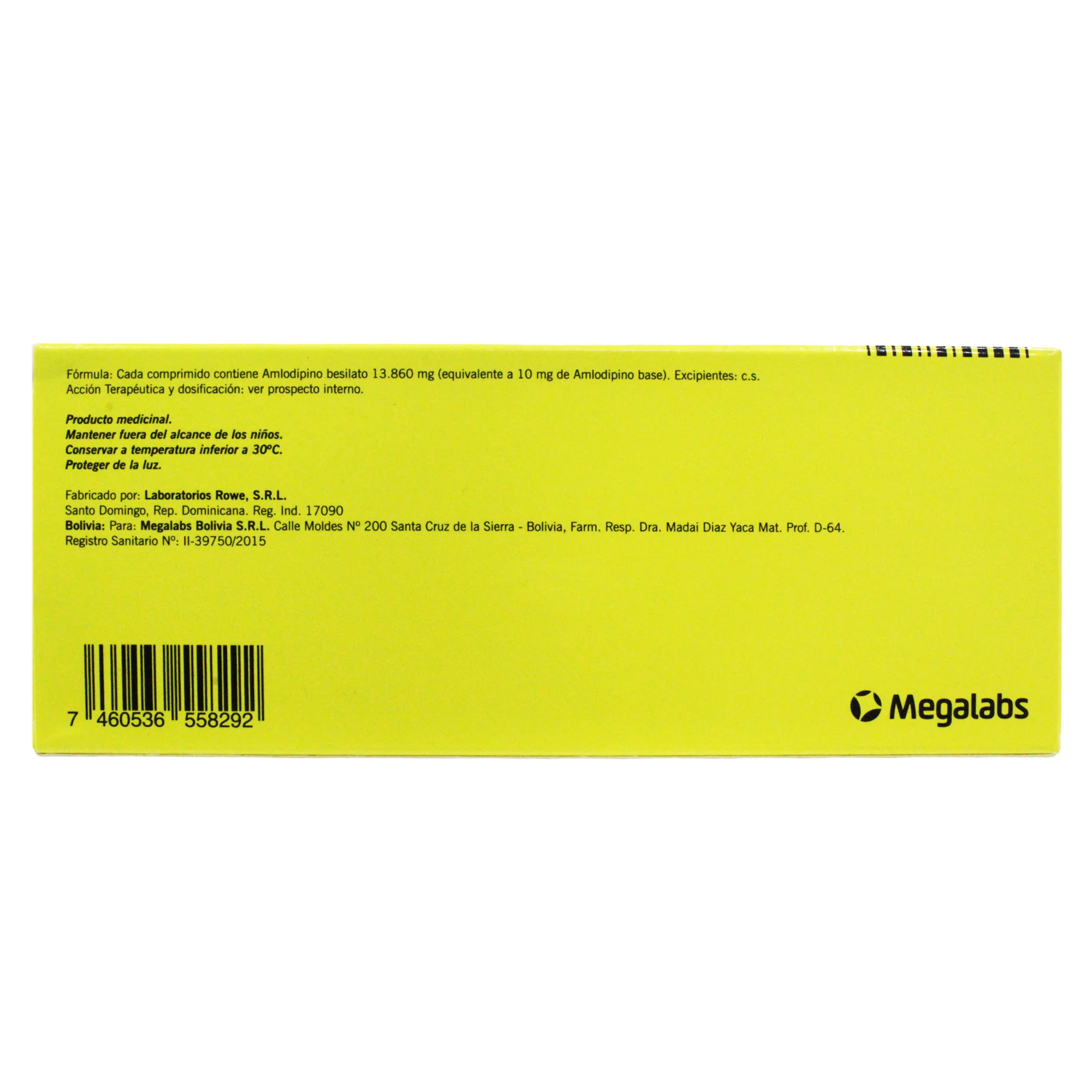 Ampliron 10Mg Amlodipina X Tableta - Image 5