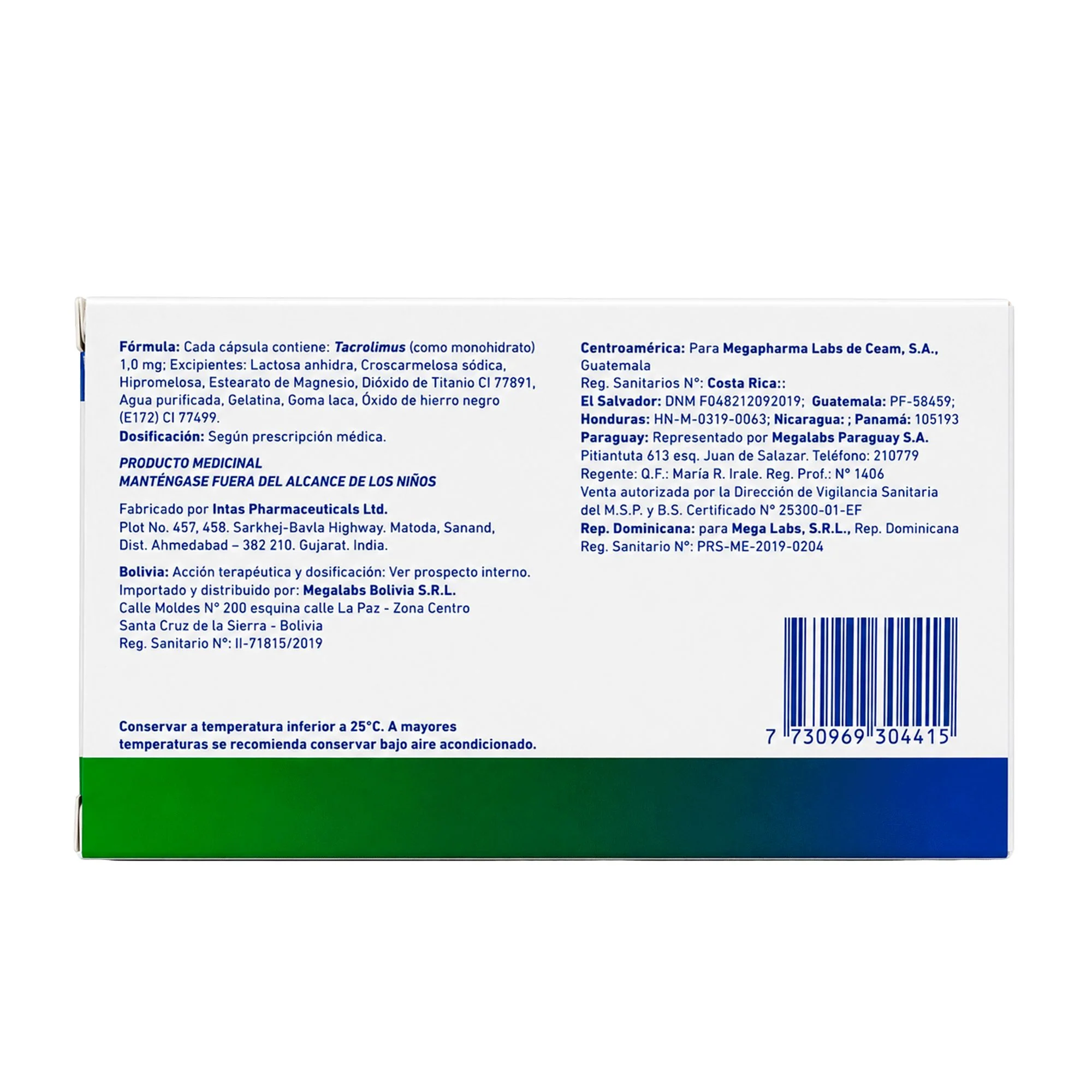 Cimeris Tacrolimus 1Mg X Cápsula - Image 3