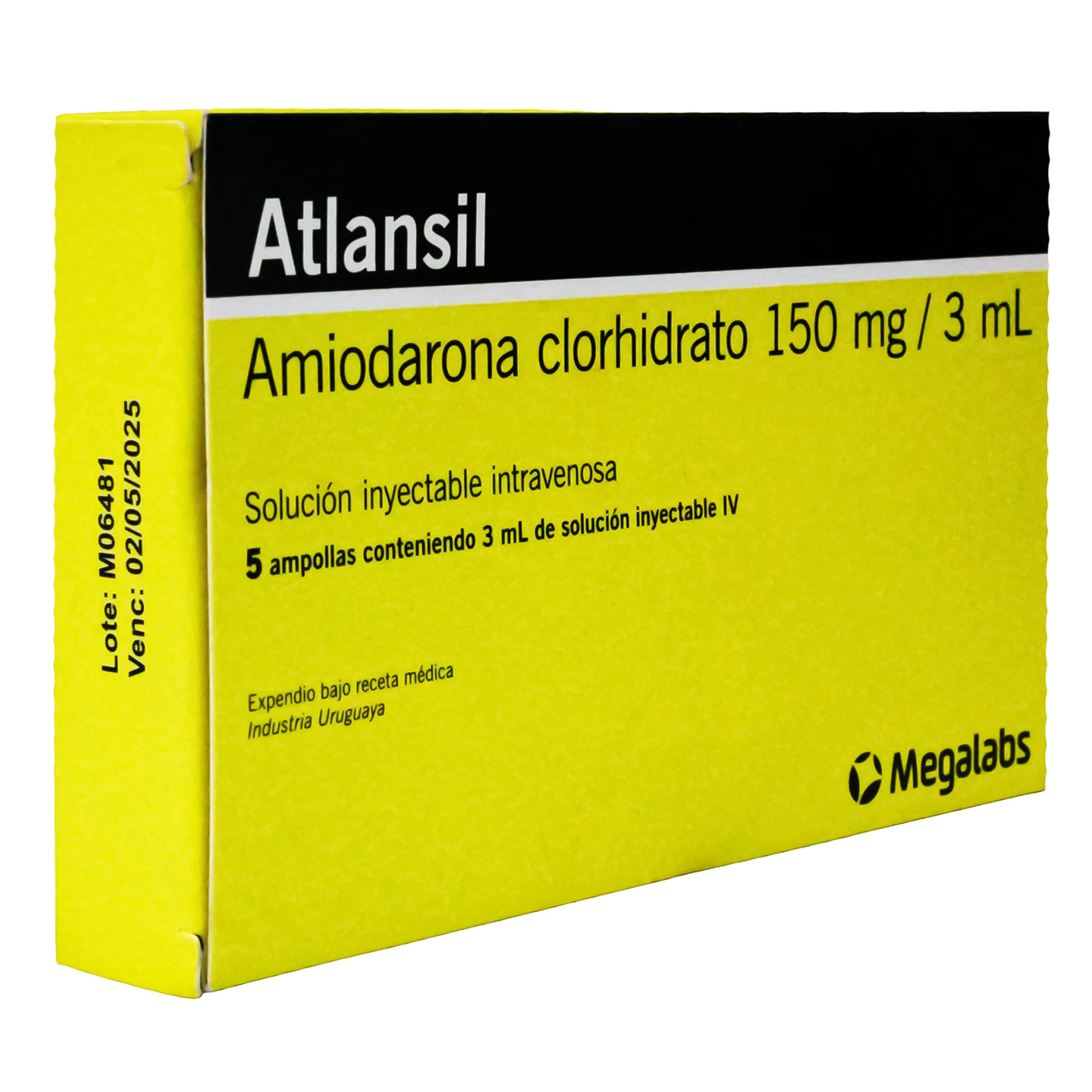 Atlansil 150Mg Amiodarona Iv 3Ml X Ampolla - Image 3