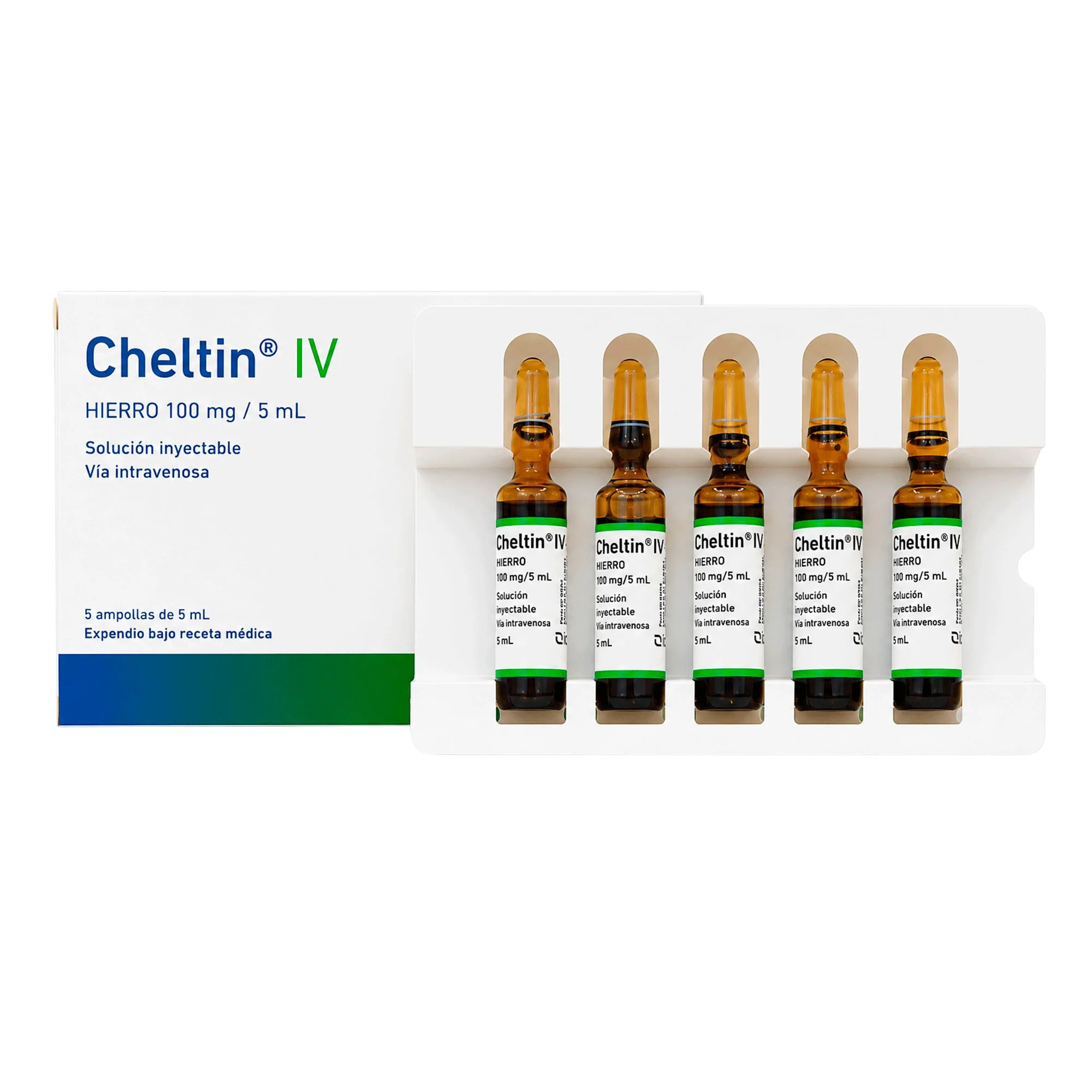 Cheltin 100Mg Iv Hierro X Ampolla - Image 3