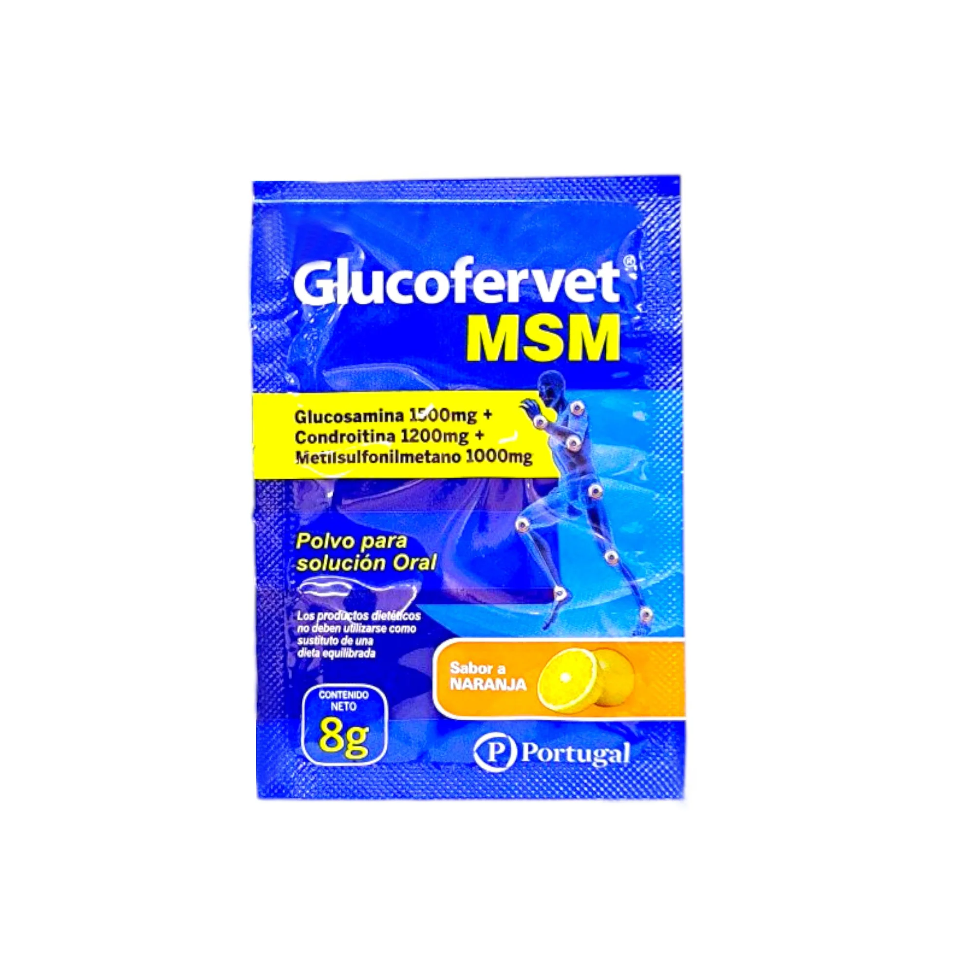 Glucofervet Msm Glucosamina Sulfato 1500G Y Condroitina Sulfato 1200G X Sobre - Image 2