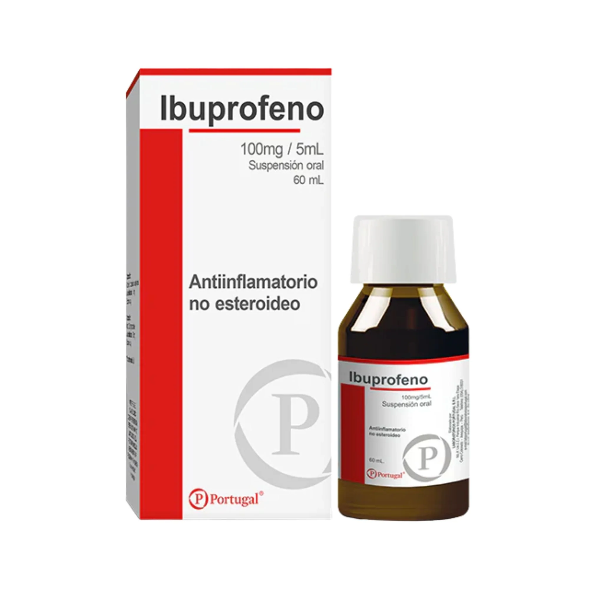 Ibuprofeno 100Mg/5Ml Suspensión X 60Ml - Image 2