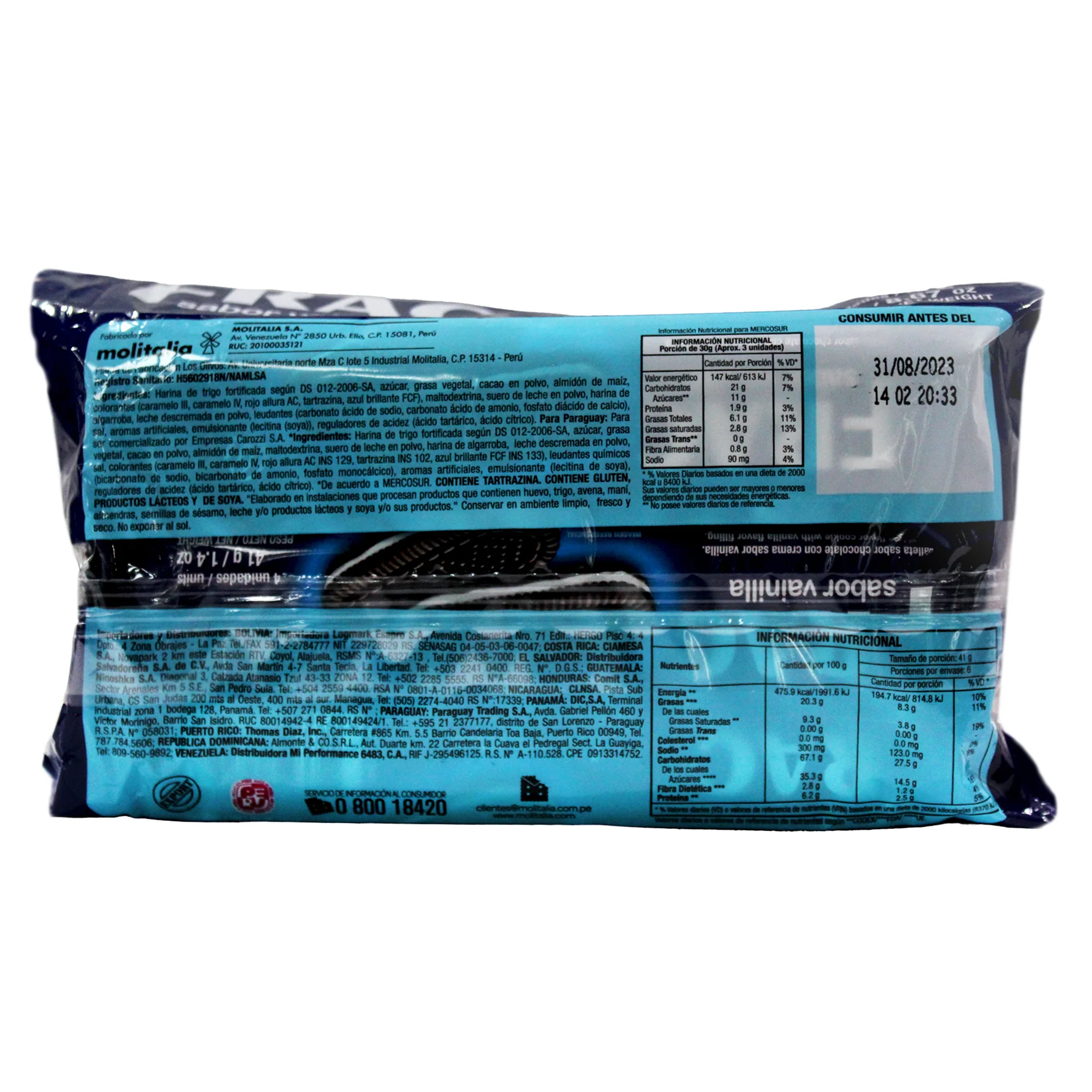 Frac Galleta Sabor Vainilla Six Pack X 246G - Image 5