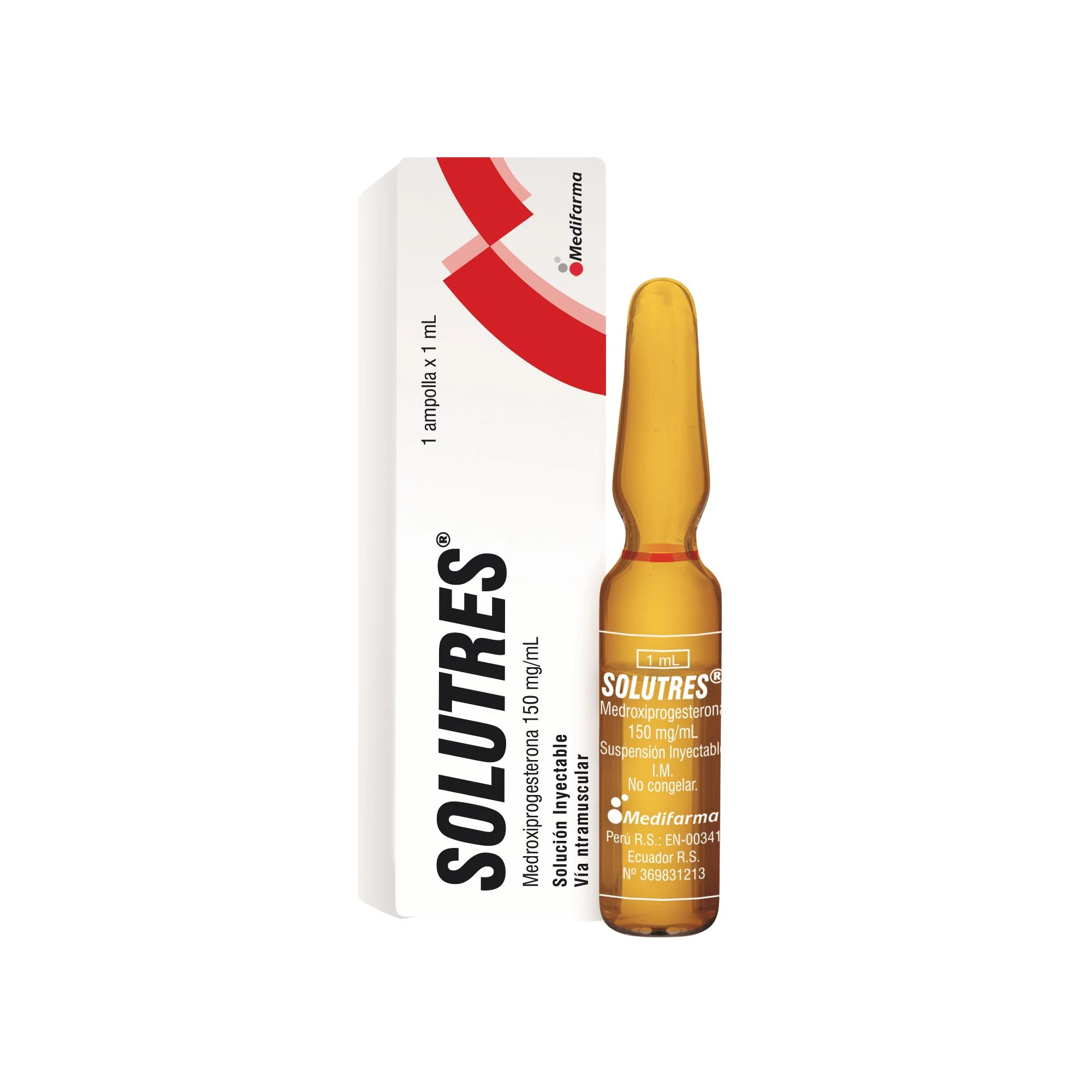 Solutres Medroxiprogesterona 150Mg Im X 1 Ampolla /1Ml