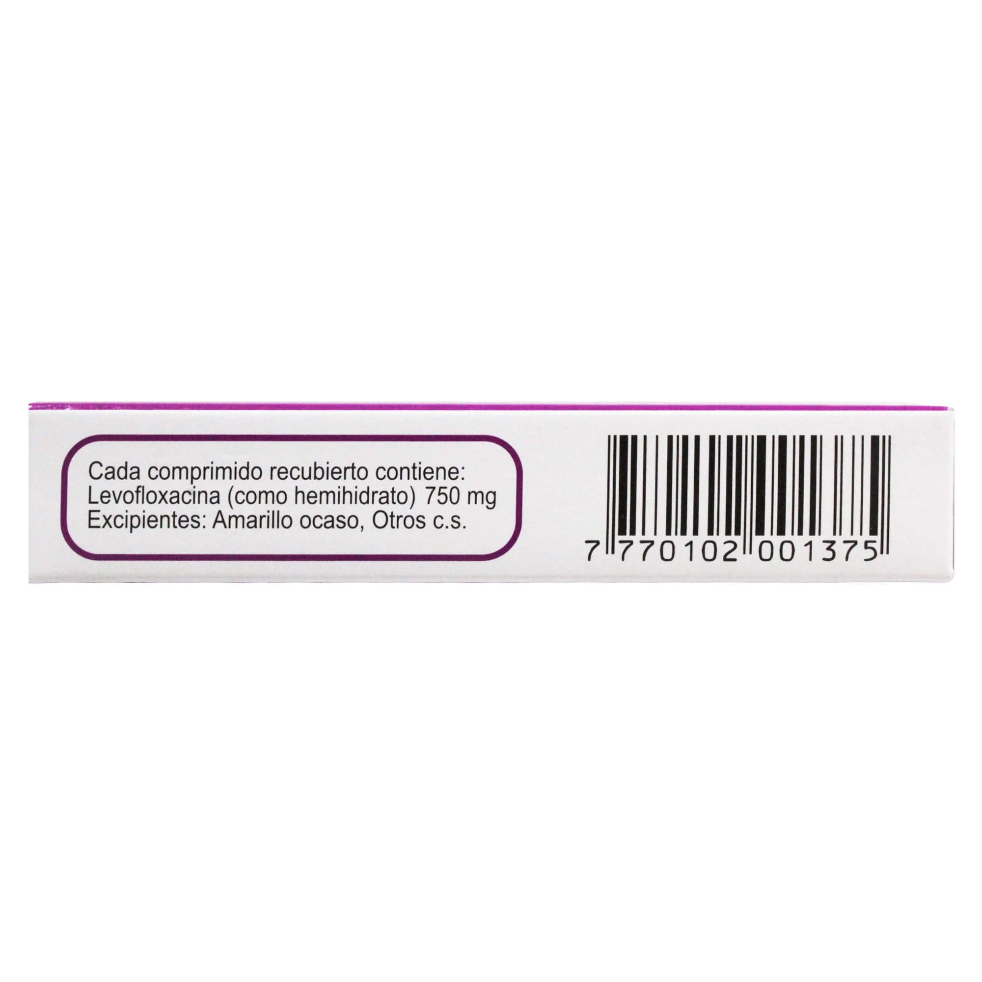 Bactifren 750Mg Levofloxacino X Tableta - Image 4
