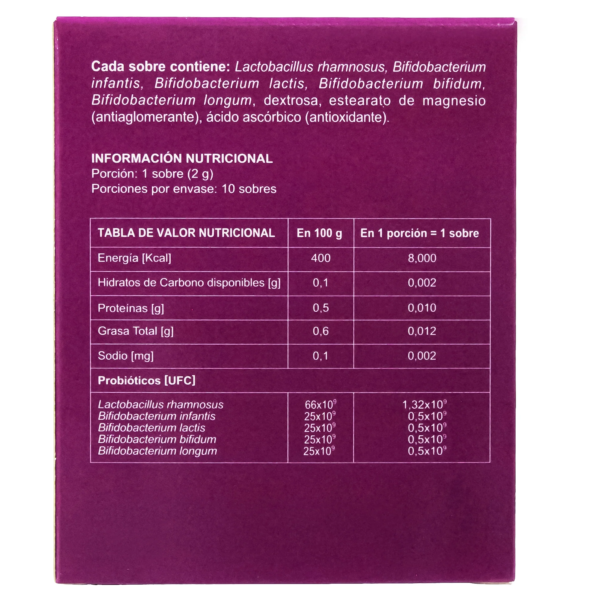 Bagovital Digest Probioticos X Sobre - Image 5