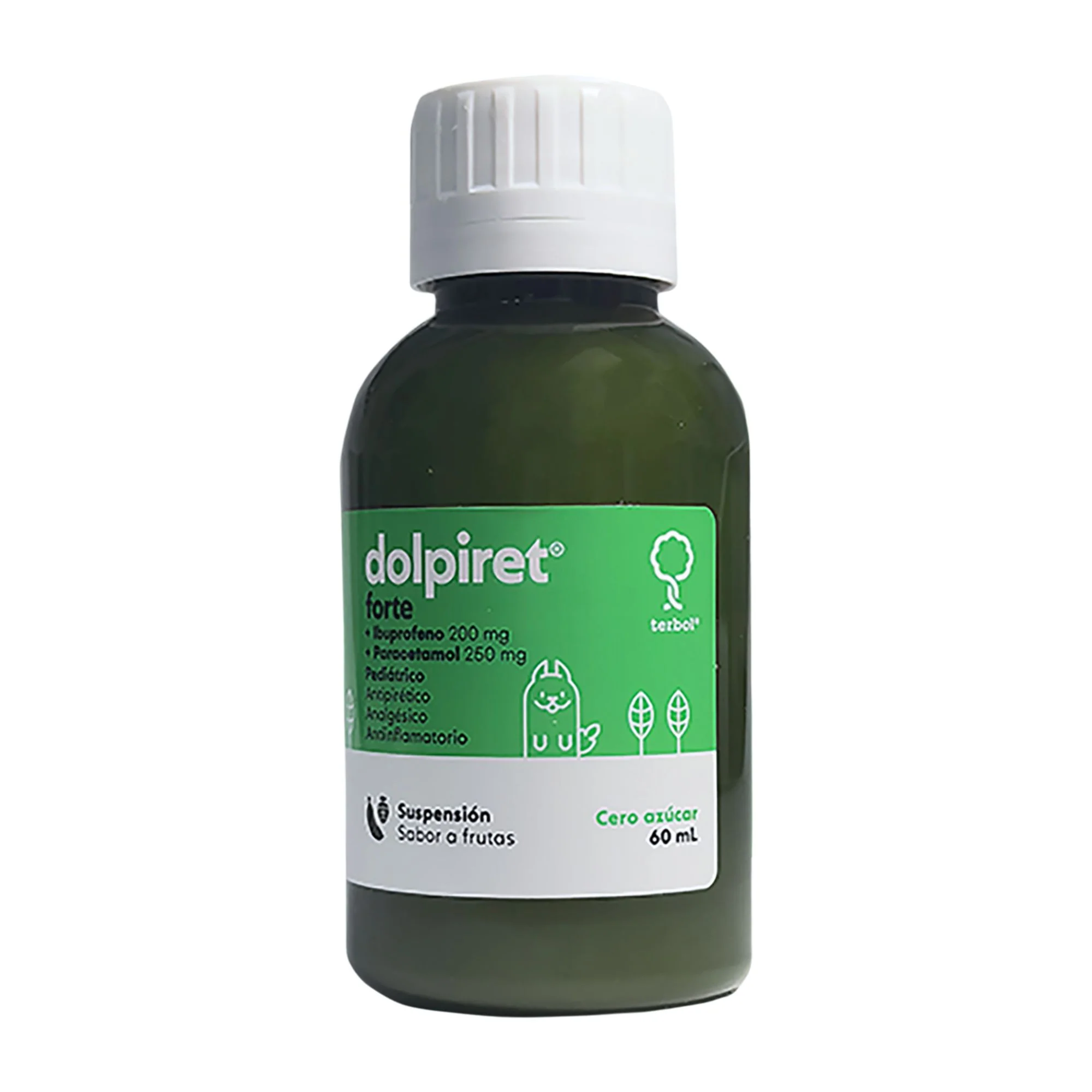 Dolpiret Forte Ibuprofeno / Paracetamol Con Sucralosa Suspensión X 60Ml - Image 2
