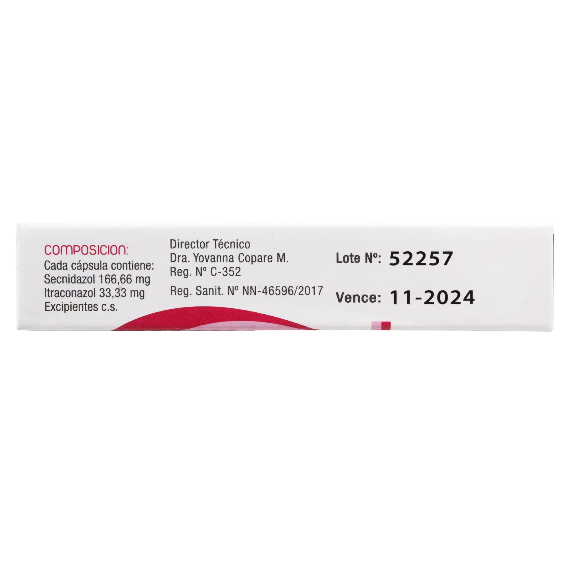 Afungil Secnidazol 166.6Mg Y Itraconazol 33.3Mg X Capsula - Image 4