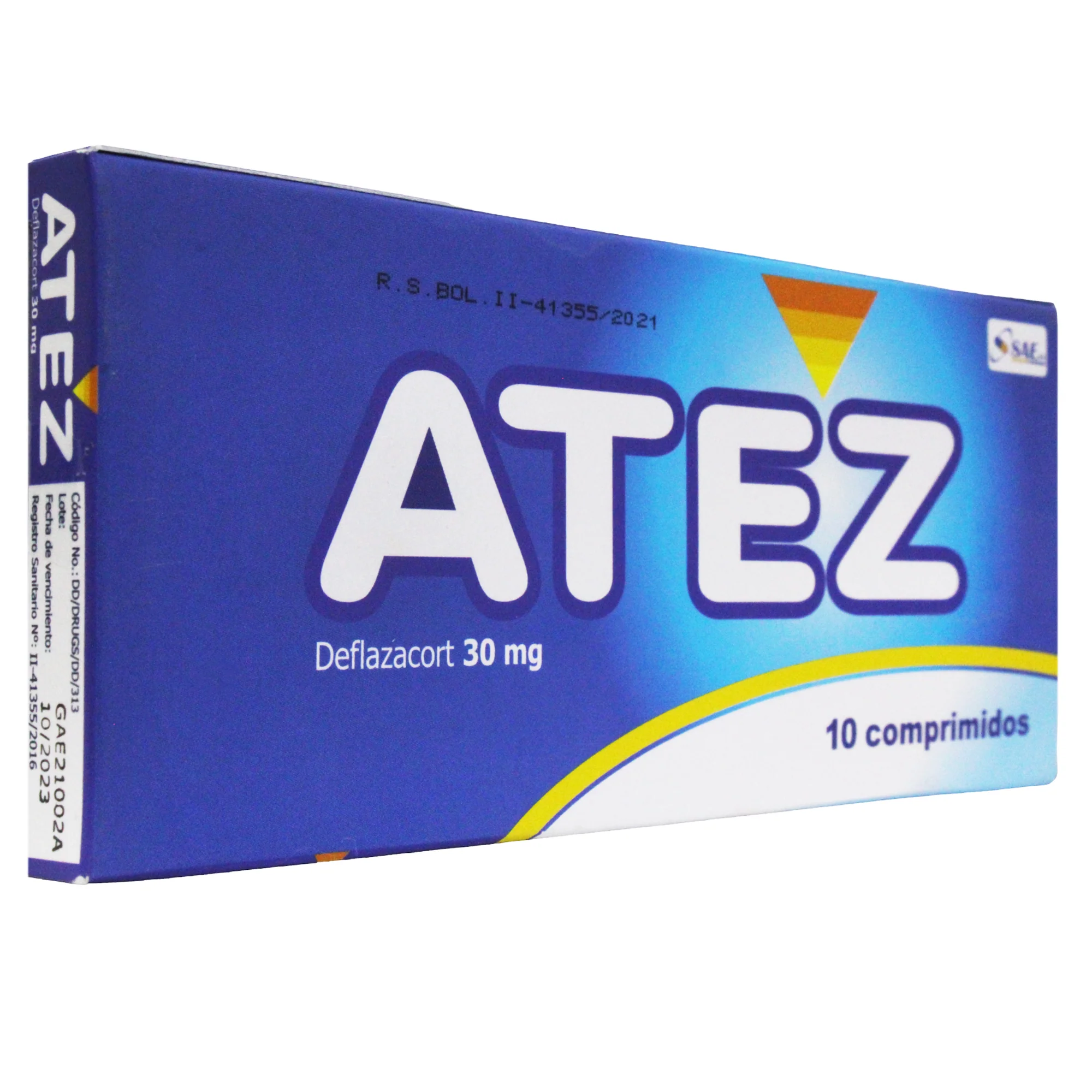 Atez 30Mg Deflazacort X Tableta - Image 2
