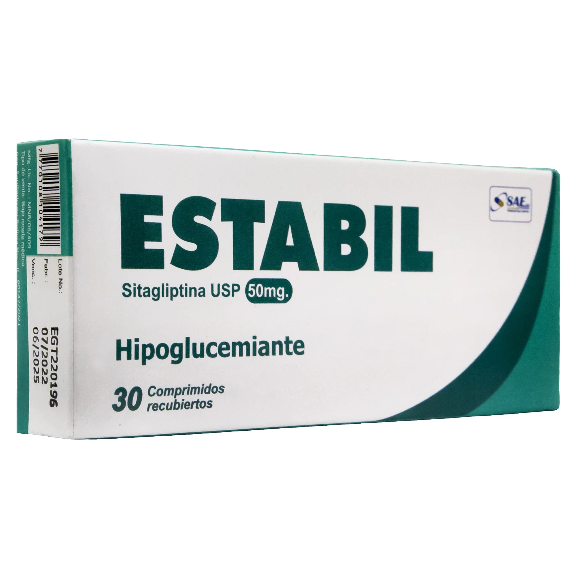 Estabil 50Mg Sitagliptina X Tableta - Image 2