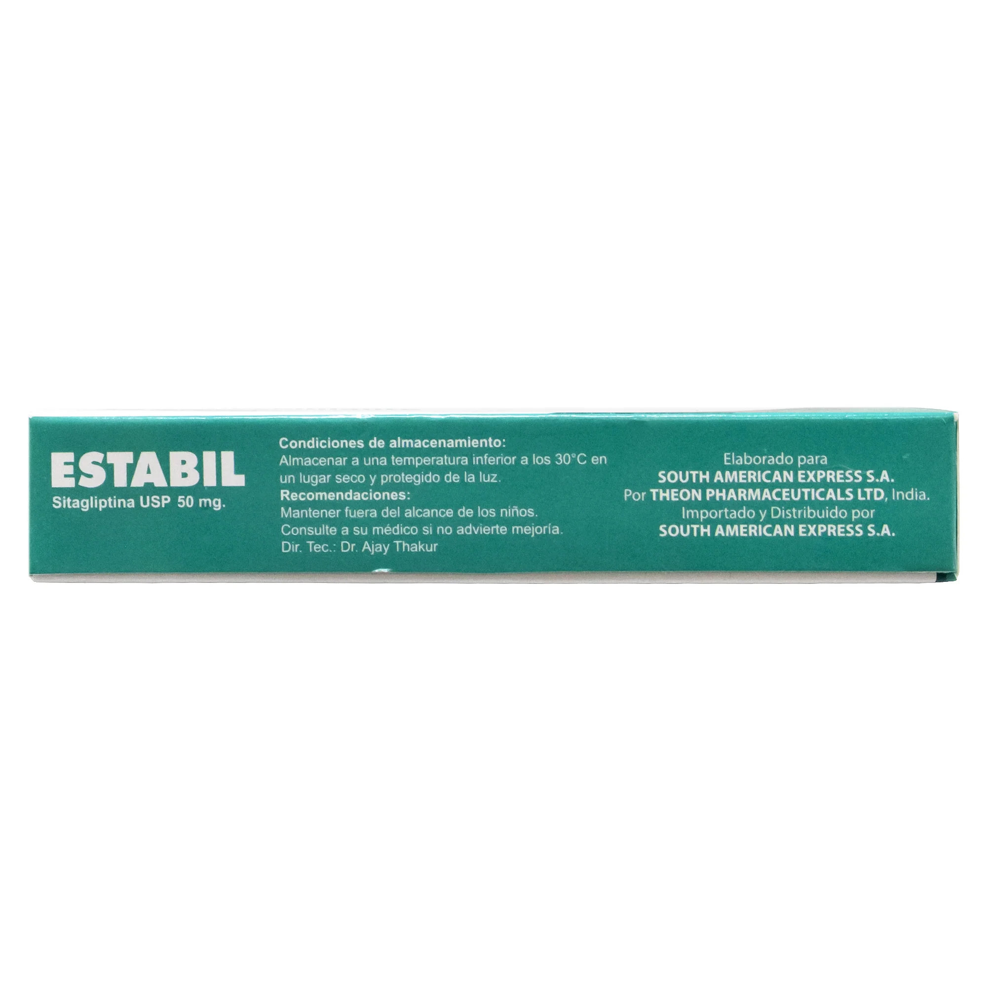 Estabil 50Mg Sitagliptina X Tableta - Image 4