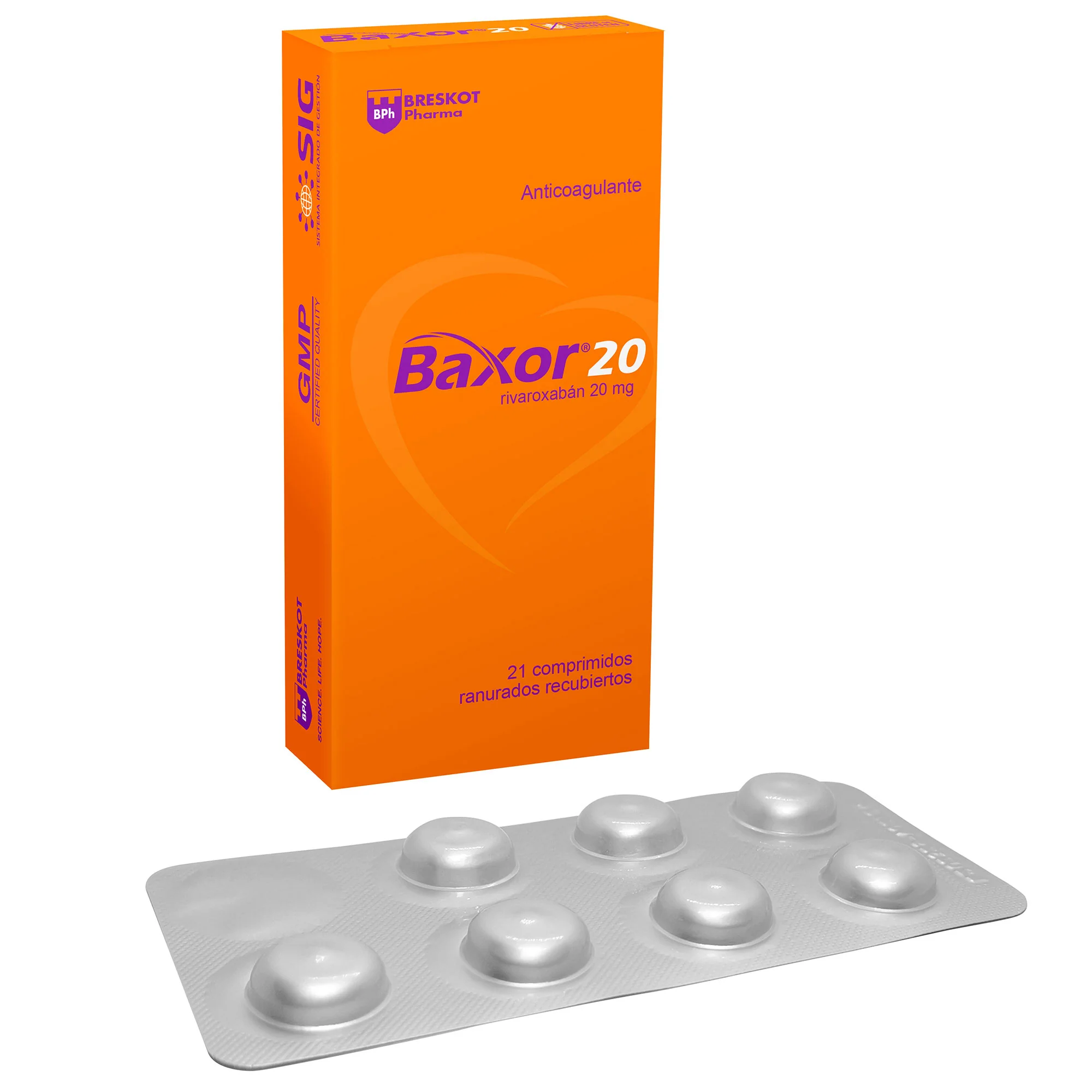 Baxor 20Mg Rivaroxaban X Tableta