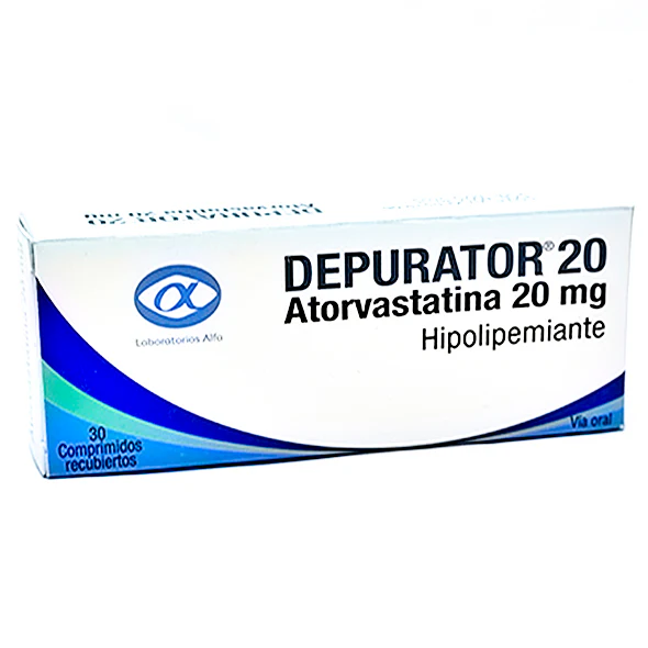 Depurator Atorvastatina 20Mg X Tableta