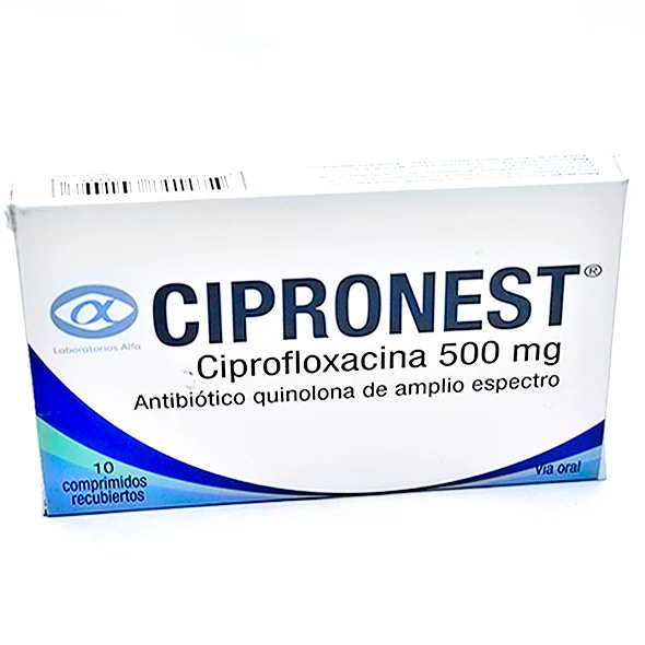 Cipronest Ciprofloxacina 500Mg X Tableta