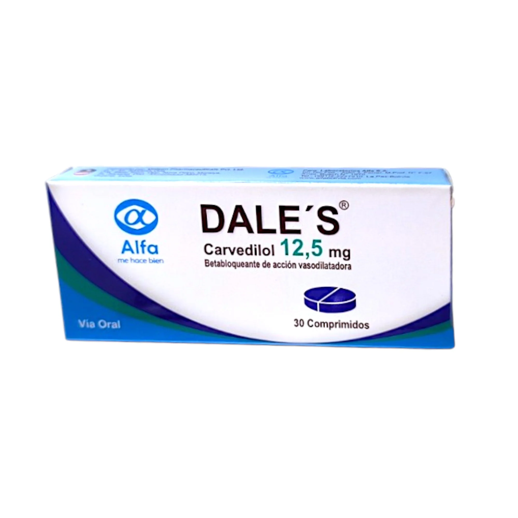 Dales Carvedilol 12.5Mg X Comprimido - Image 2