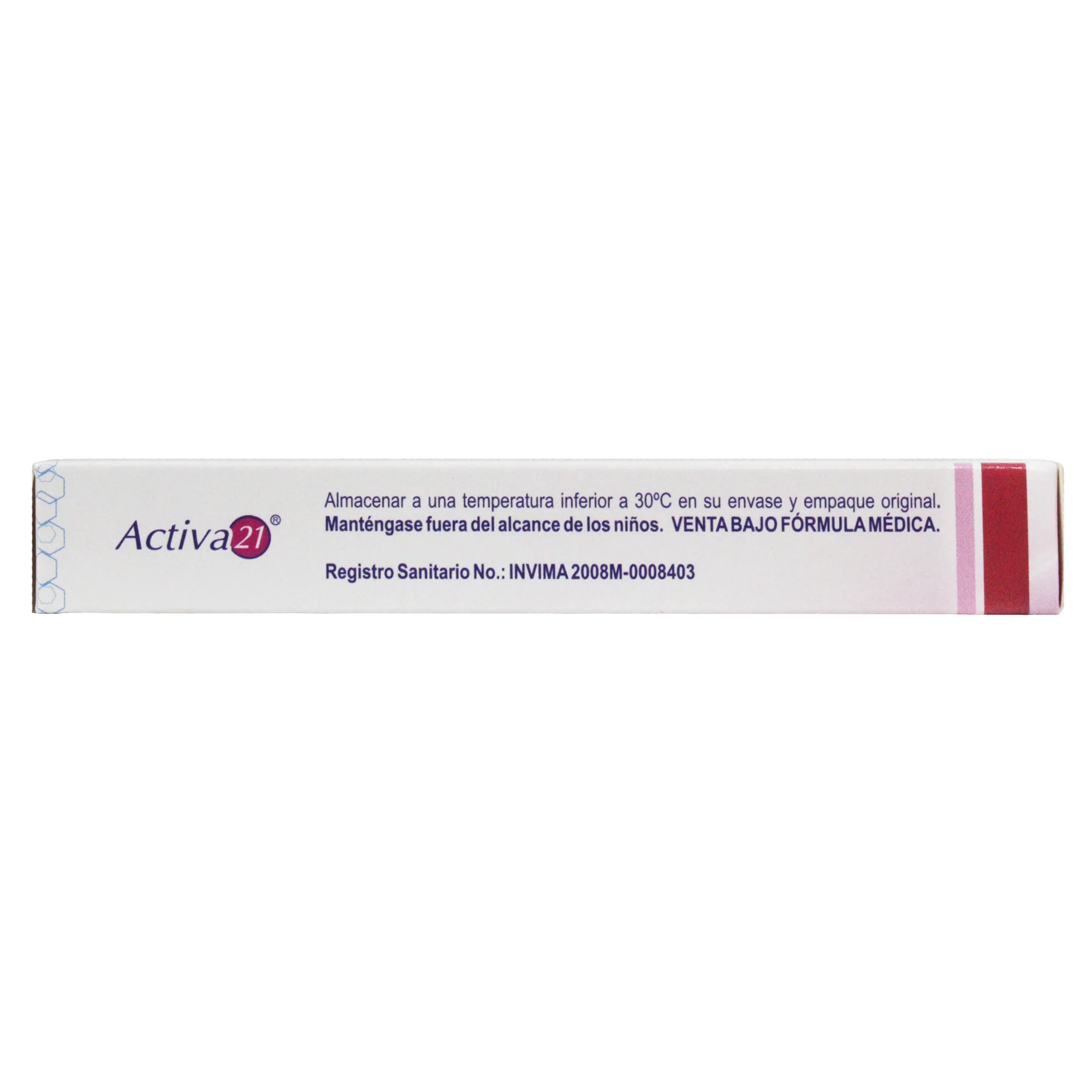 Activa Levonorgestrel 0.15Mg Y Etinil Estradiol 0.03Mg X 21Gageas - Image 3