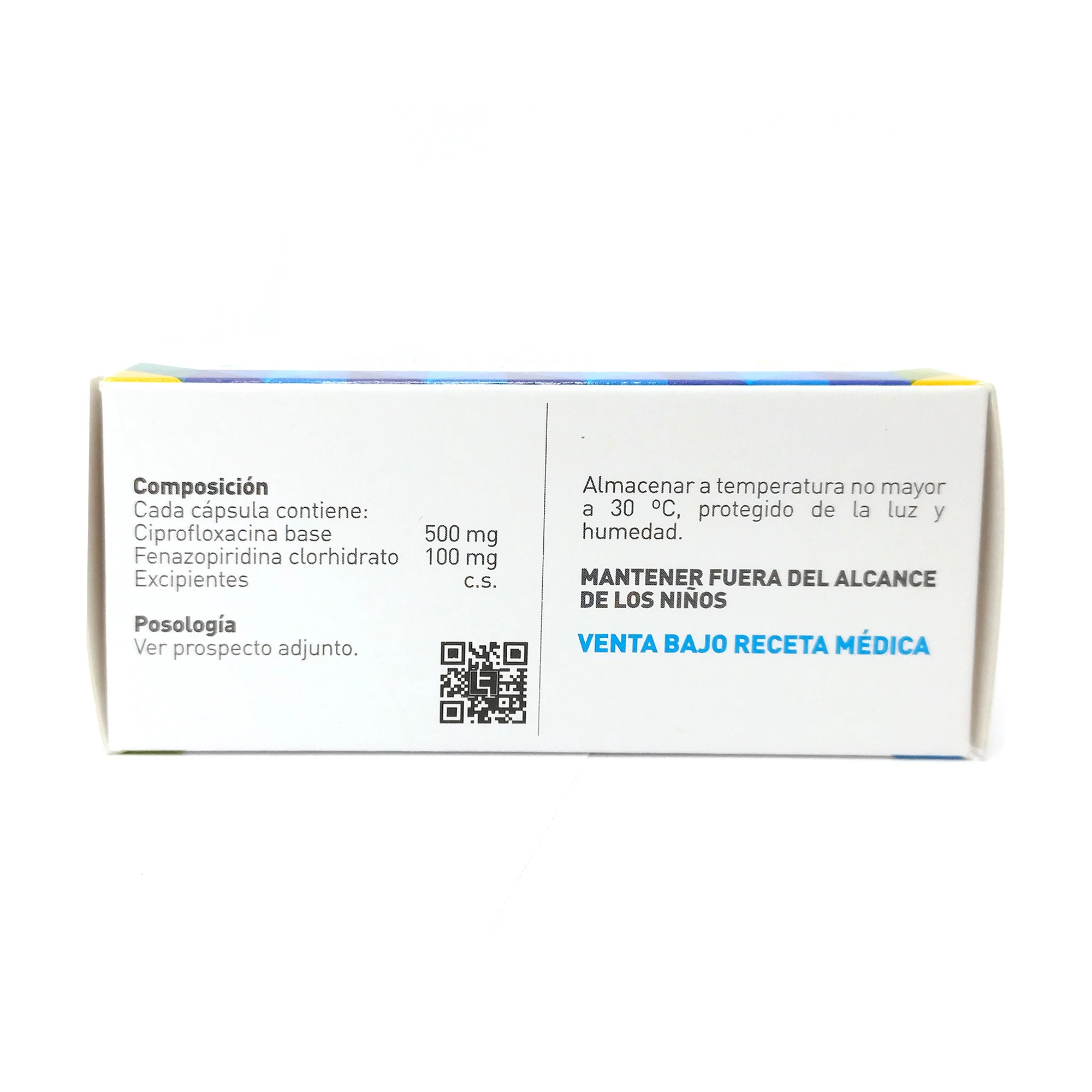 Ciprobac Ciprofloxacina 500Mg Y Fenazopiridina 100Mg X Capsula - Image 2