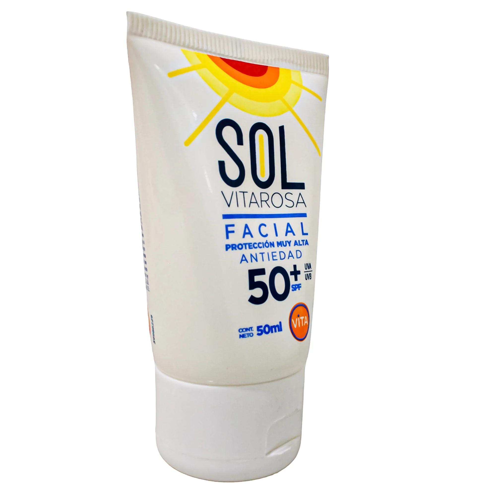Sol Vitarosa Protector Solar Facial Spf50 Tubo X 50Ml - Image 3