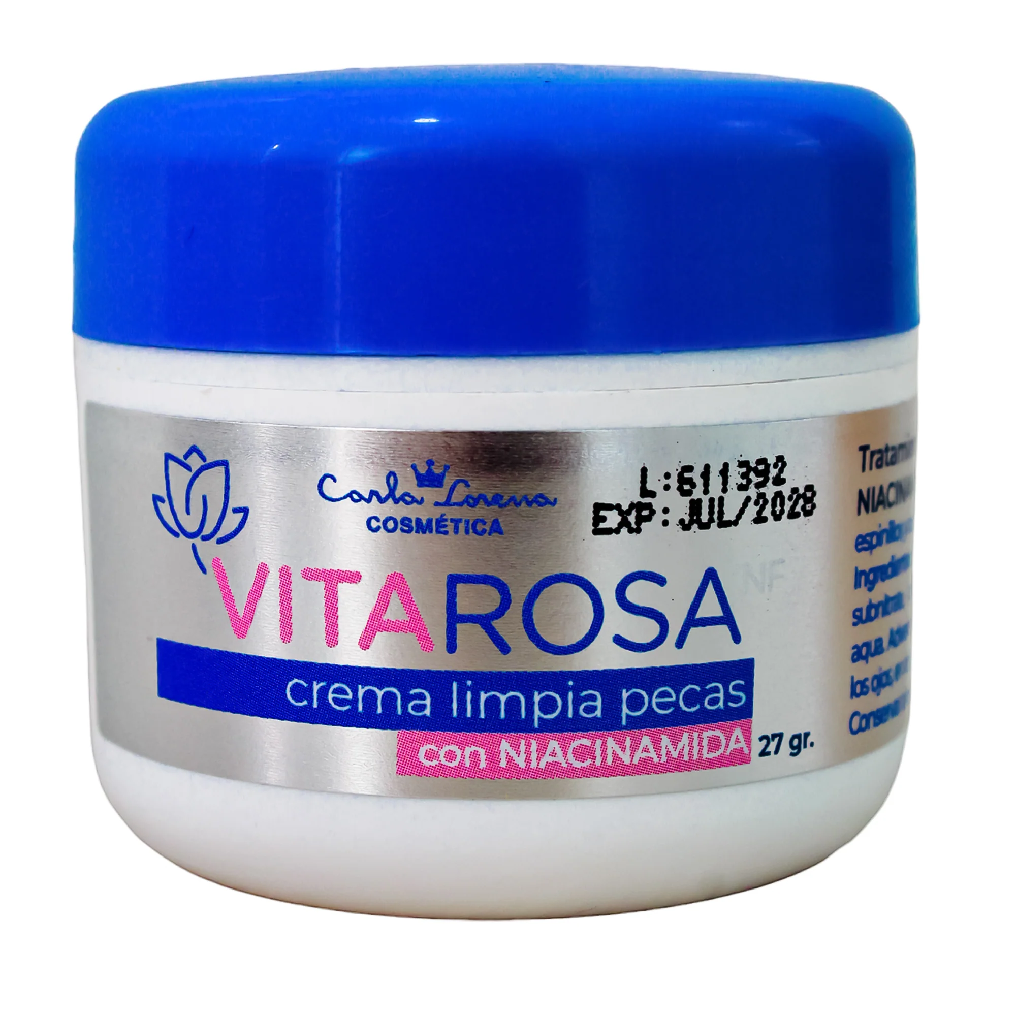 Vitarosa Crema Limpia Pecas Con Niacinamida X 27G