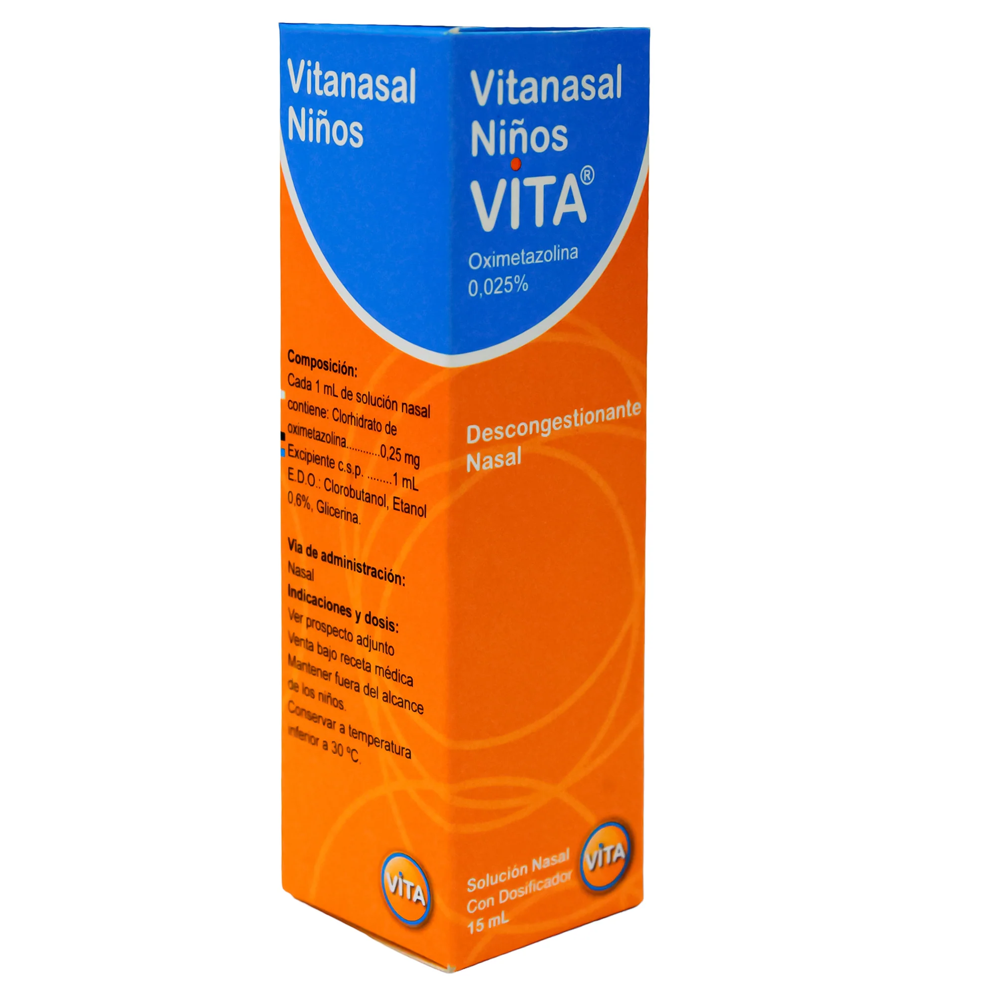 Vitanasal Niños 0.025 Gotas Nasales Con Dosificador X 15Ml - Image 3