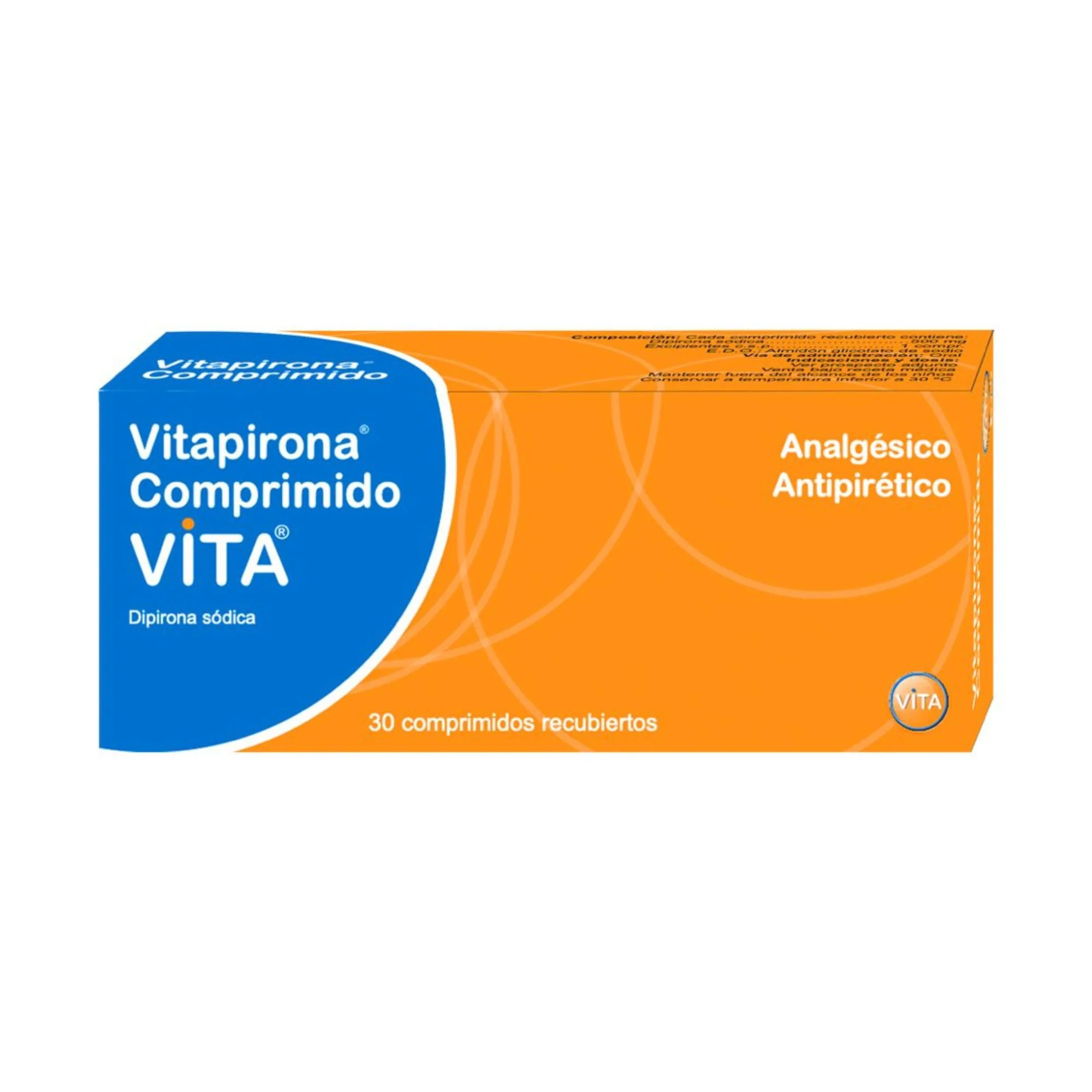 Vitapirona 500Mg Dipirona X Comprimido