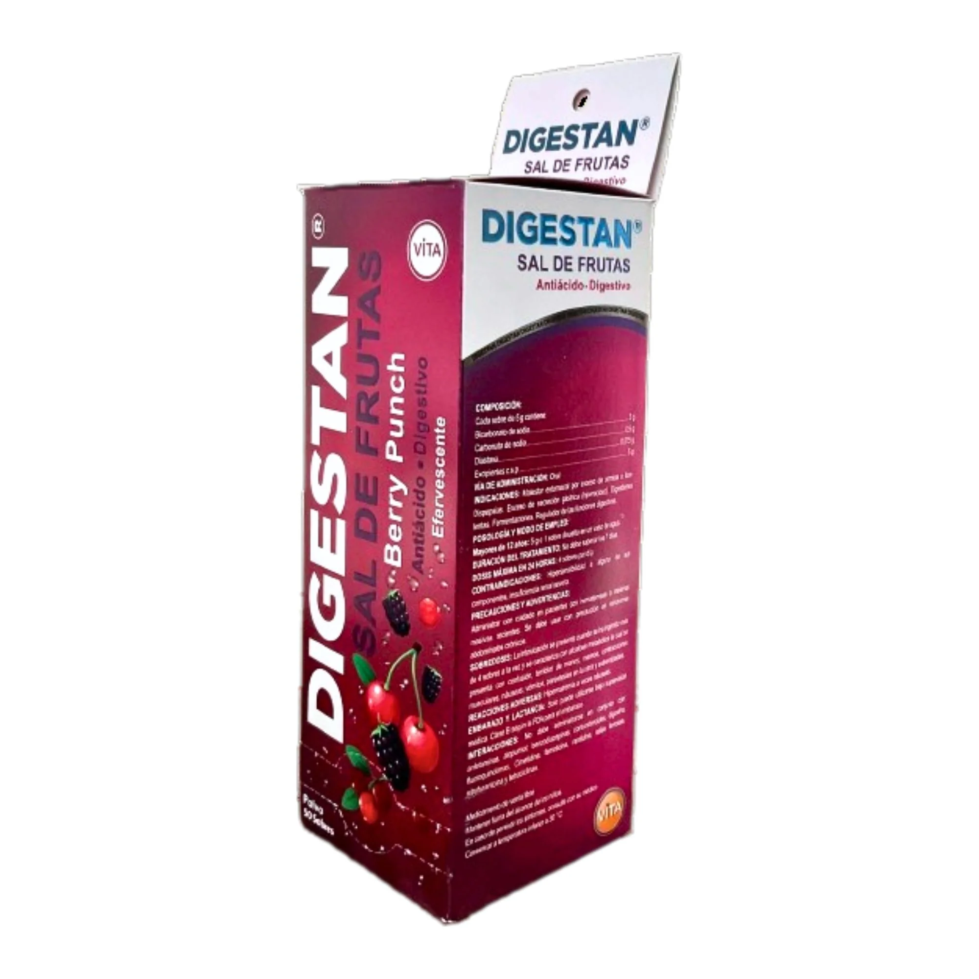 Digestan Sal De Frutas Berry Punch X Sobre - Image 3