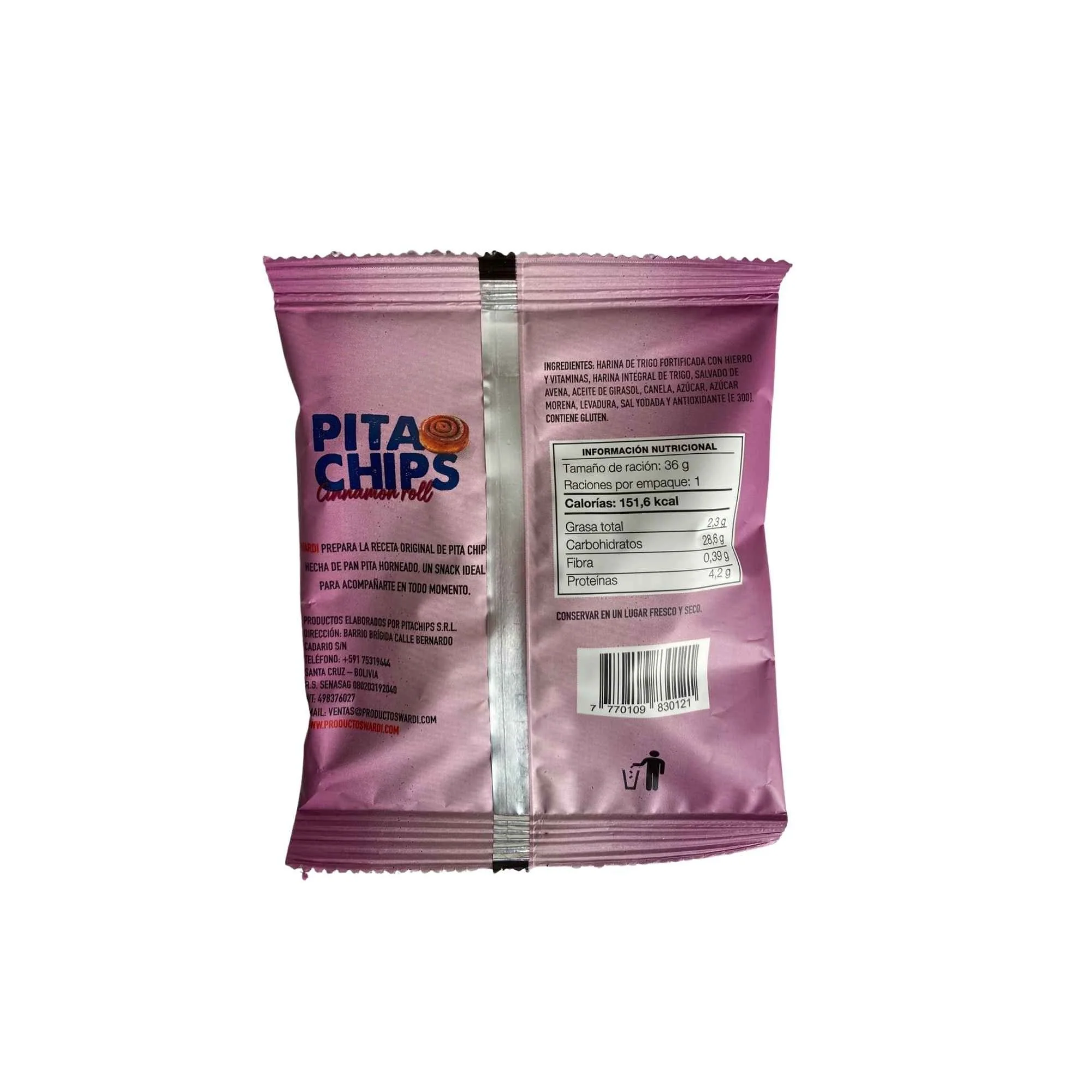 Pita Chips Wardi Horneados Cinnamon Roll X 36G - Image 2
