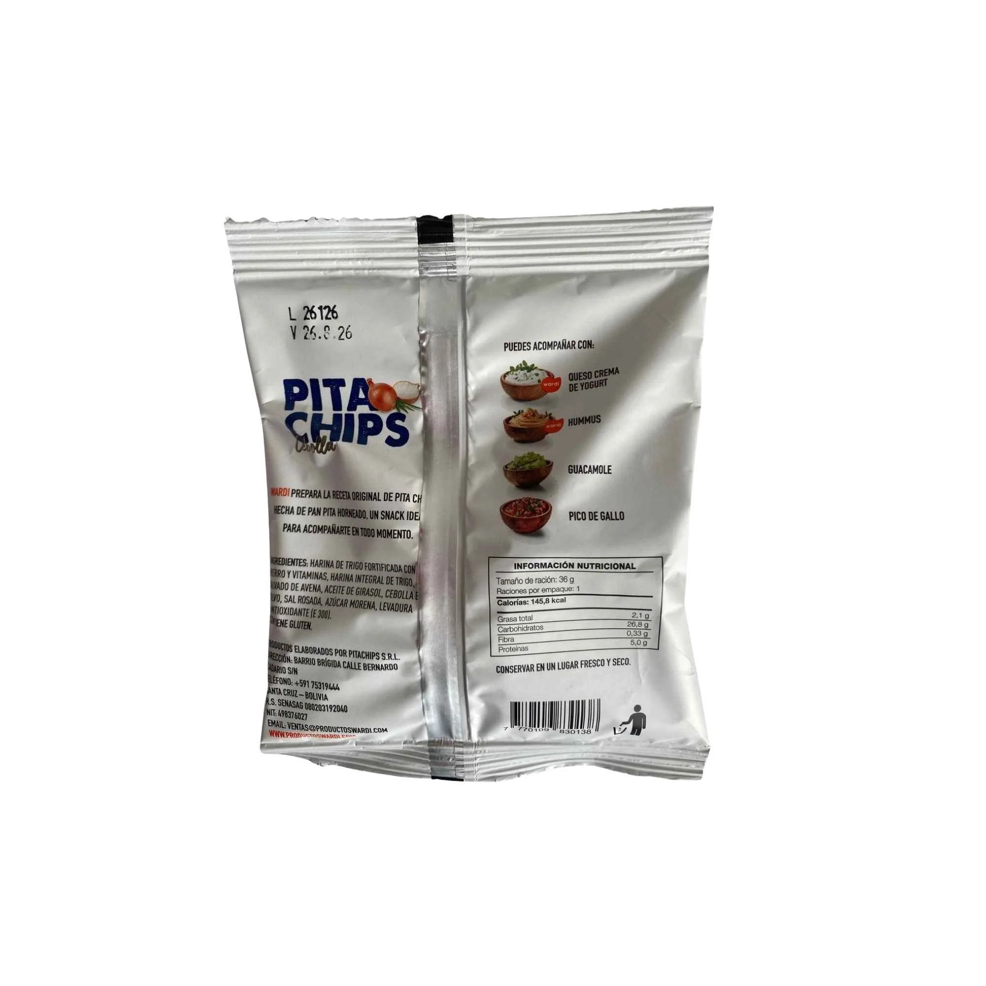 Pita Chips Wardi Horneados Cebolla X 36G - Image 2