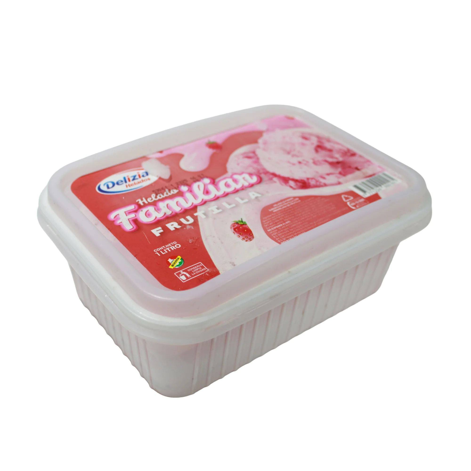 Delizia Helado Familiar Frutilla X 1 L - Image 2