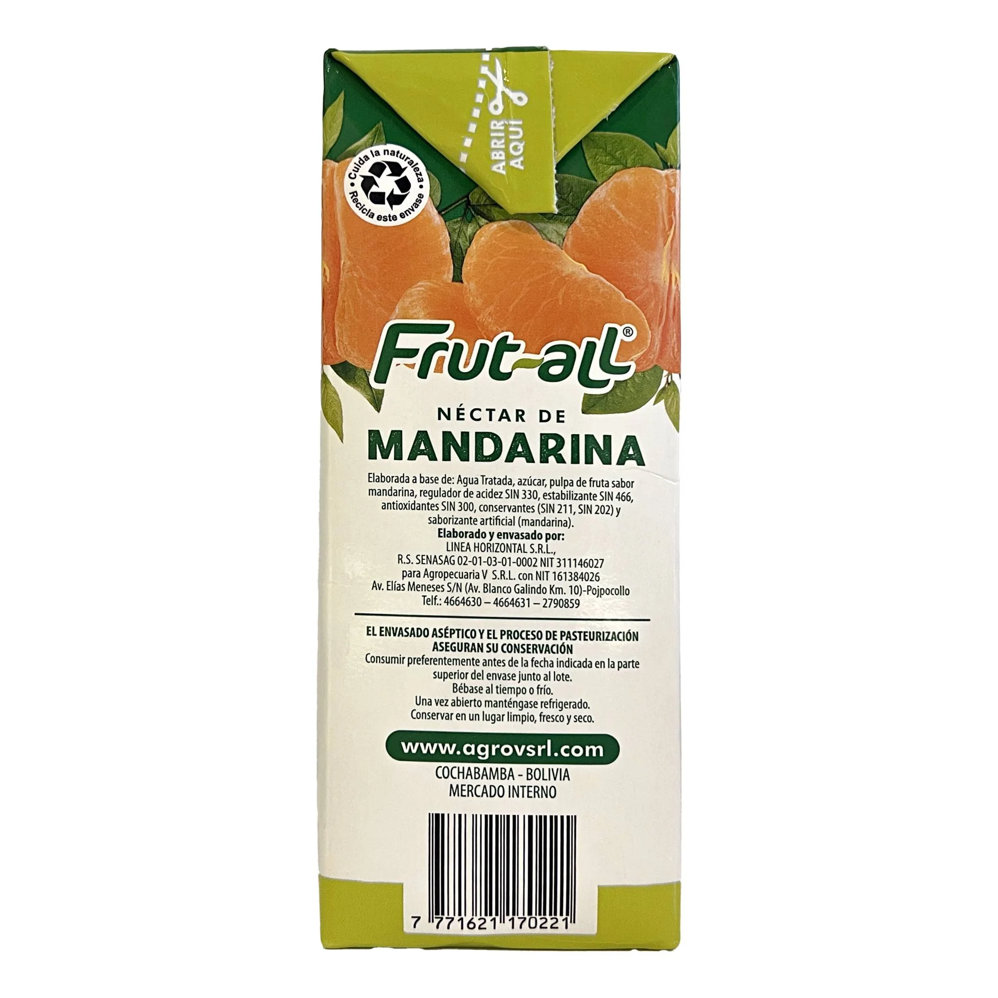 Nectar Frut-All Mandarina X 1L - Image 2