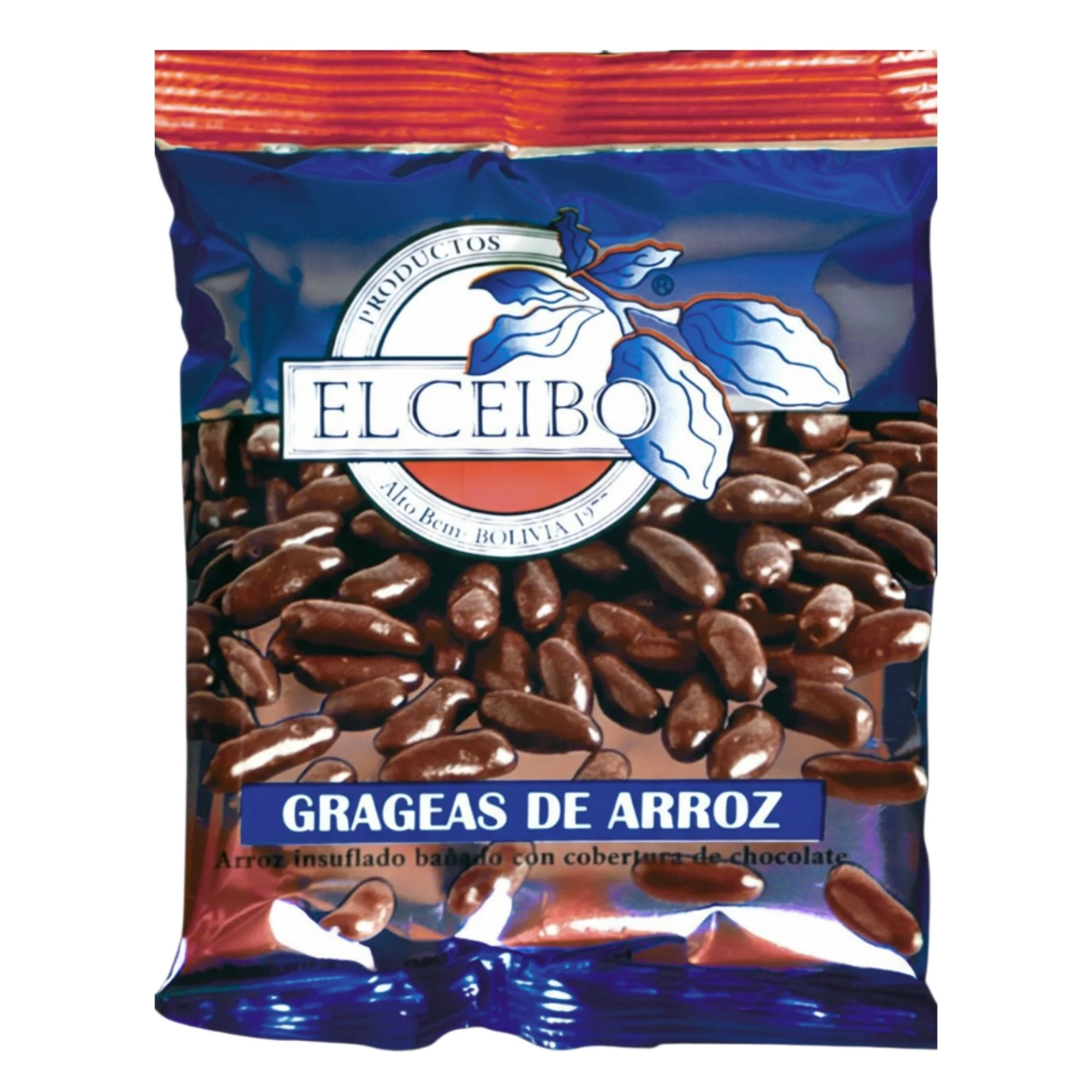 Chocolate El Ceibo Grageas De Arroz X 50G
