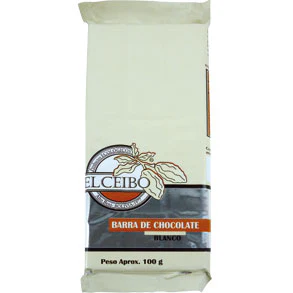 Barra De Chocolate Blanco El Ceibo X 100G