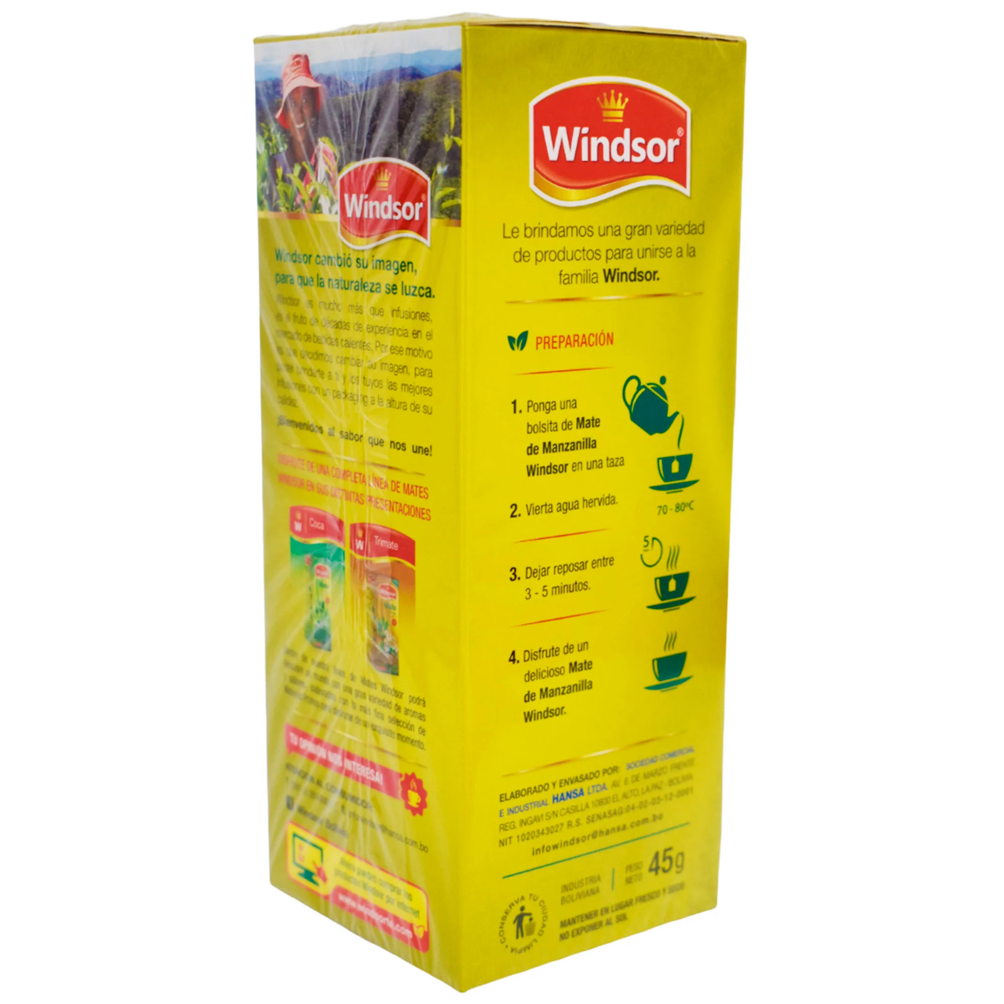 Mate Windsor Manzanilla X 50 Unidades - Image 3