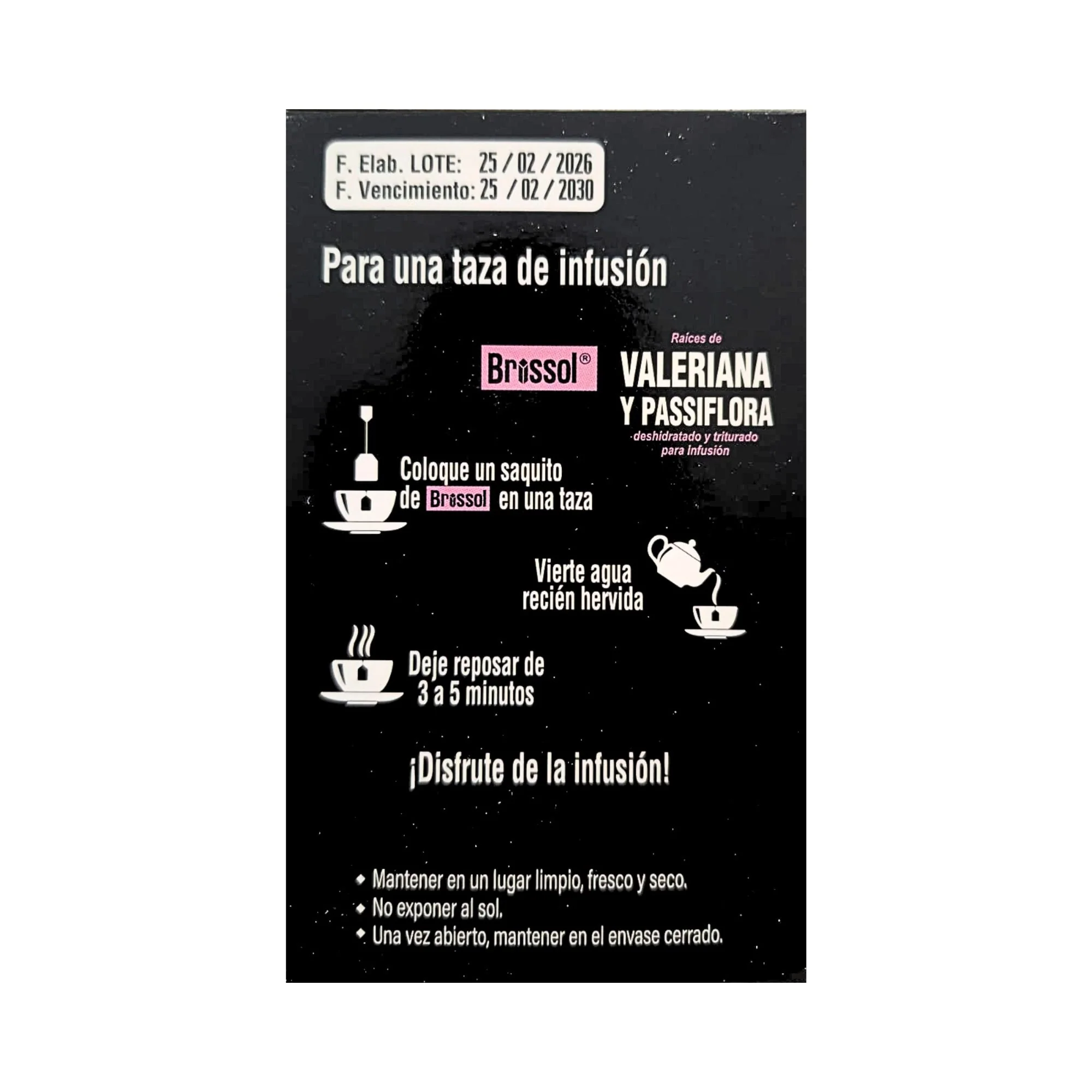 Infusión Brissol De Valeriana Y Pasiflora X 20 Sobres - Image 2