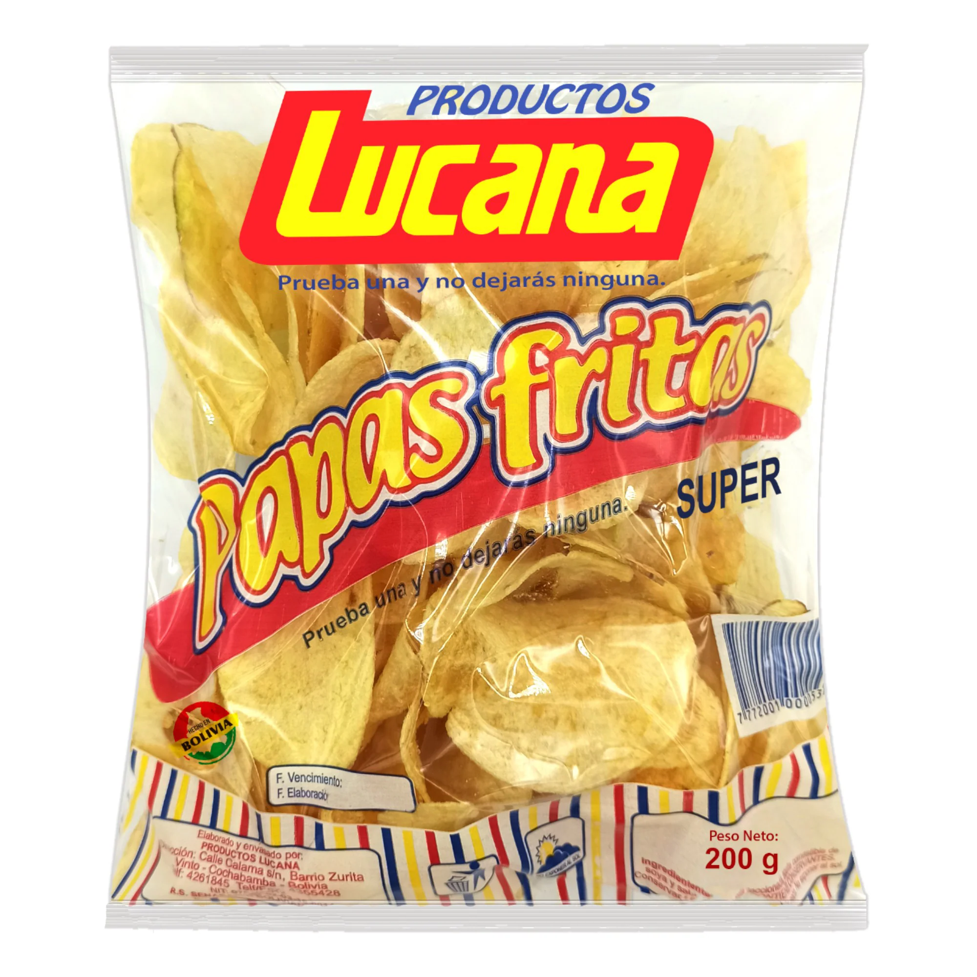 Papas Fritas Lucana Super X 200G