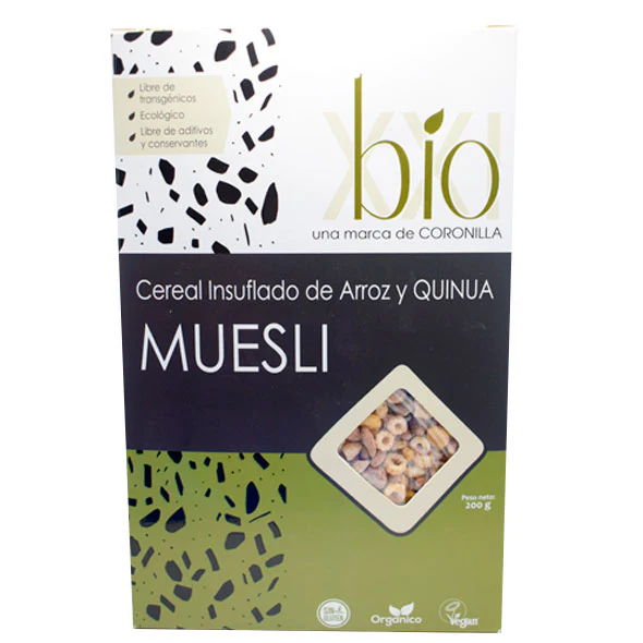 Cereal Insuflado Bio Xxi Quinua Y Arroz Muesli X 200G