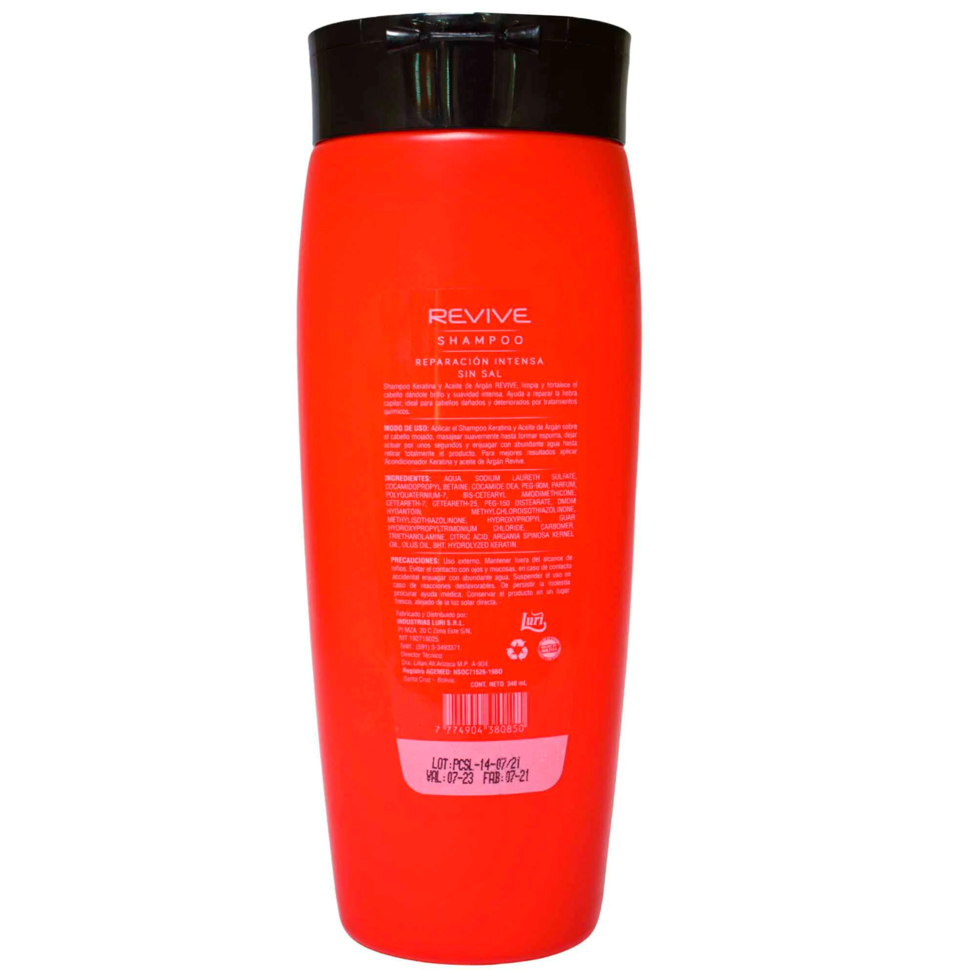 Shampoo Revive Reparación Intensa Sin Sal X 340Ml - Image 2