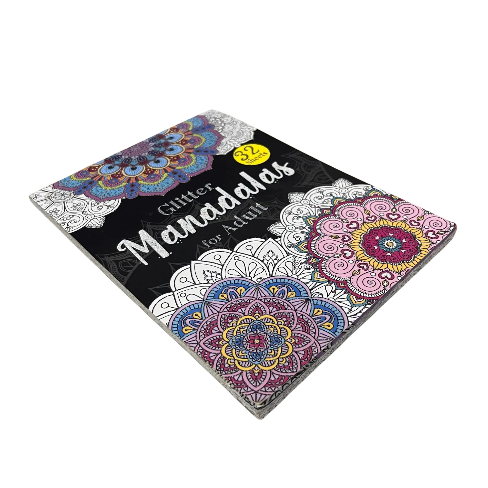 Libro Para Colorear Rito Glitter Mandalas For Adult X 32 Páginas - Image 3