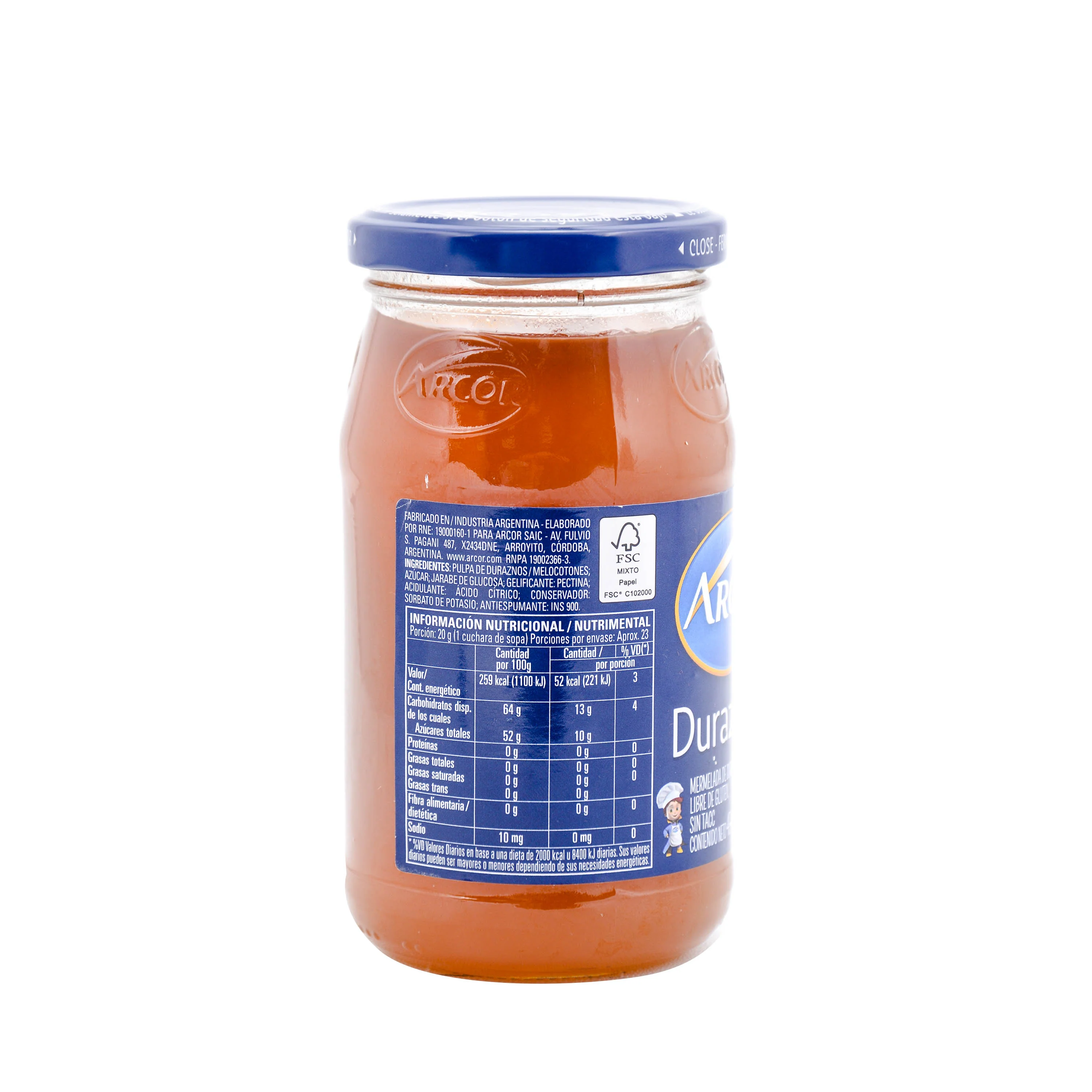 Mermelada Arcor Sabor Durazno X 454G - Image 3