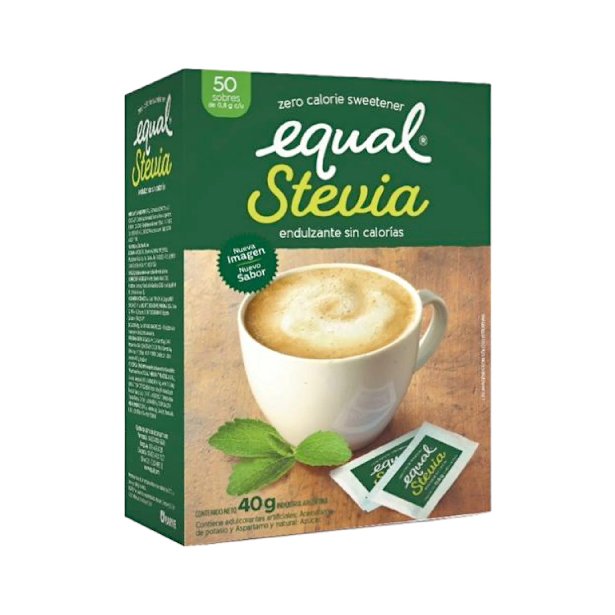 Endulzante Equal Stevia Sobres Verde X 50 Sobres - Image 2