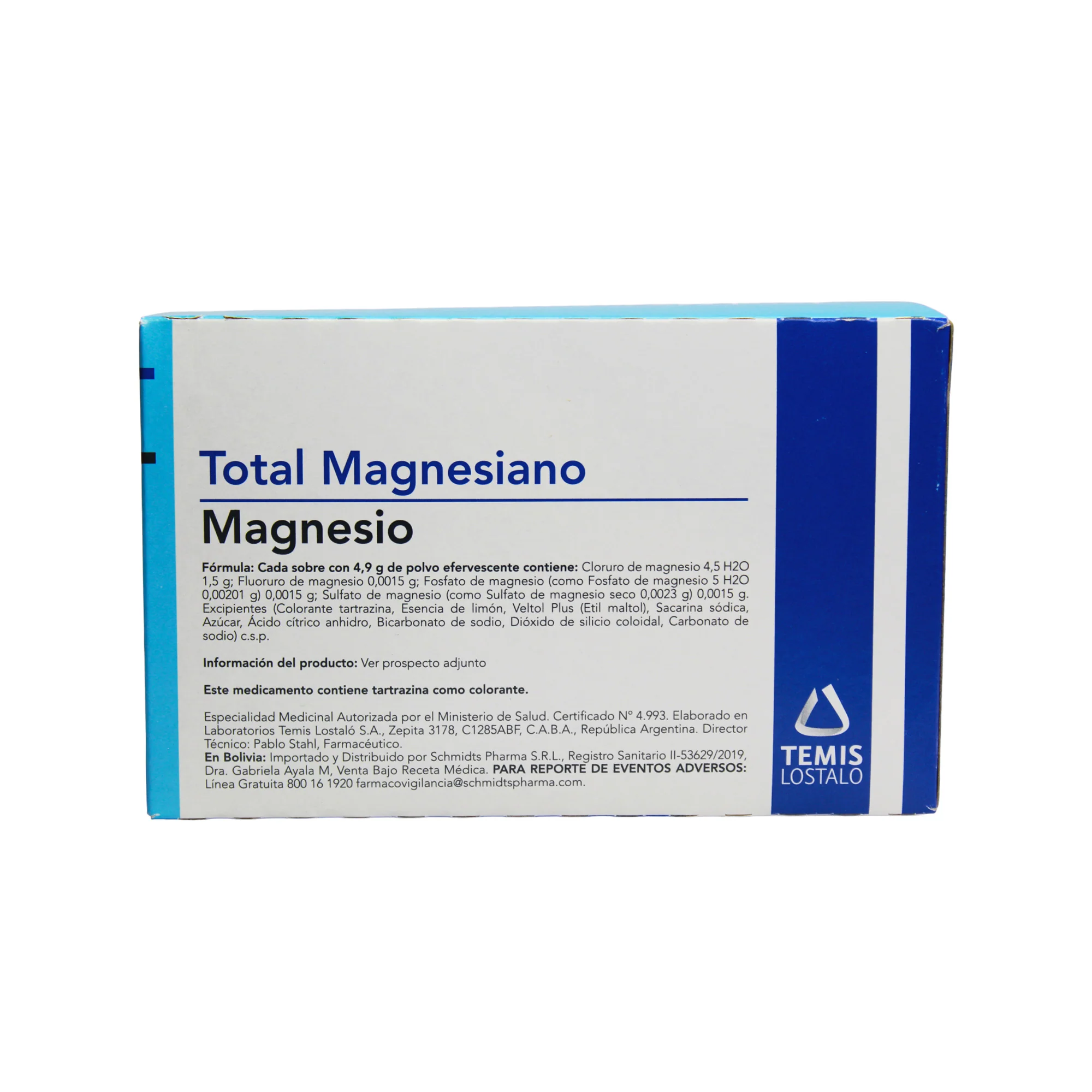 Total Magnesiano X 30 Sobres 4.9G Eferv Magnesio - Image 2