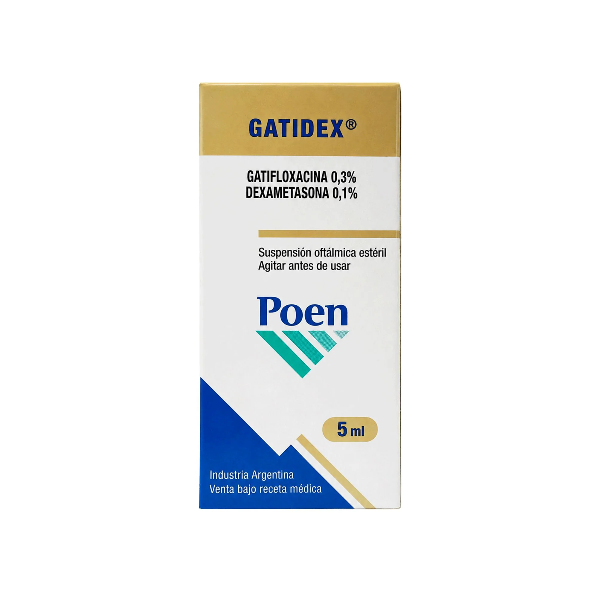 Gatidex Colirio Gatifloxacina 03% Dexametasona 01% X 5Ml - Image 2