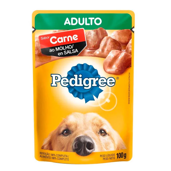 Alimento Pedigree Adulto Sabor Carne En Salsa X 100G